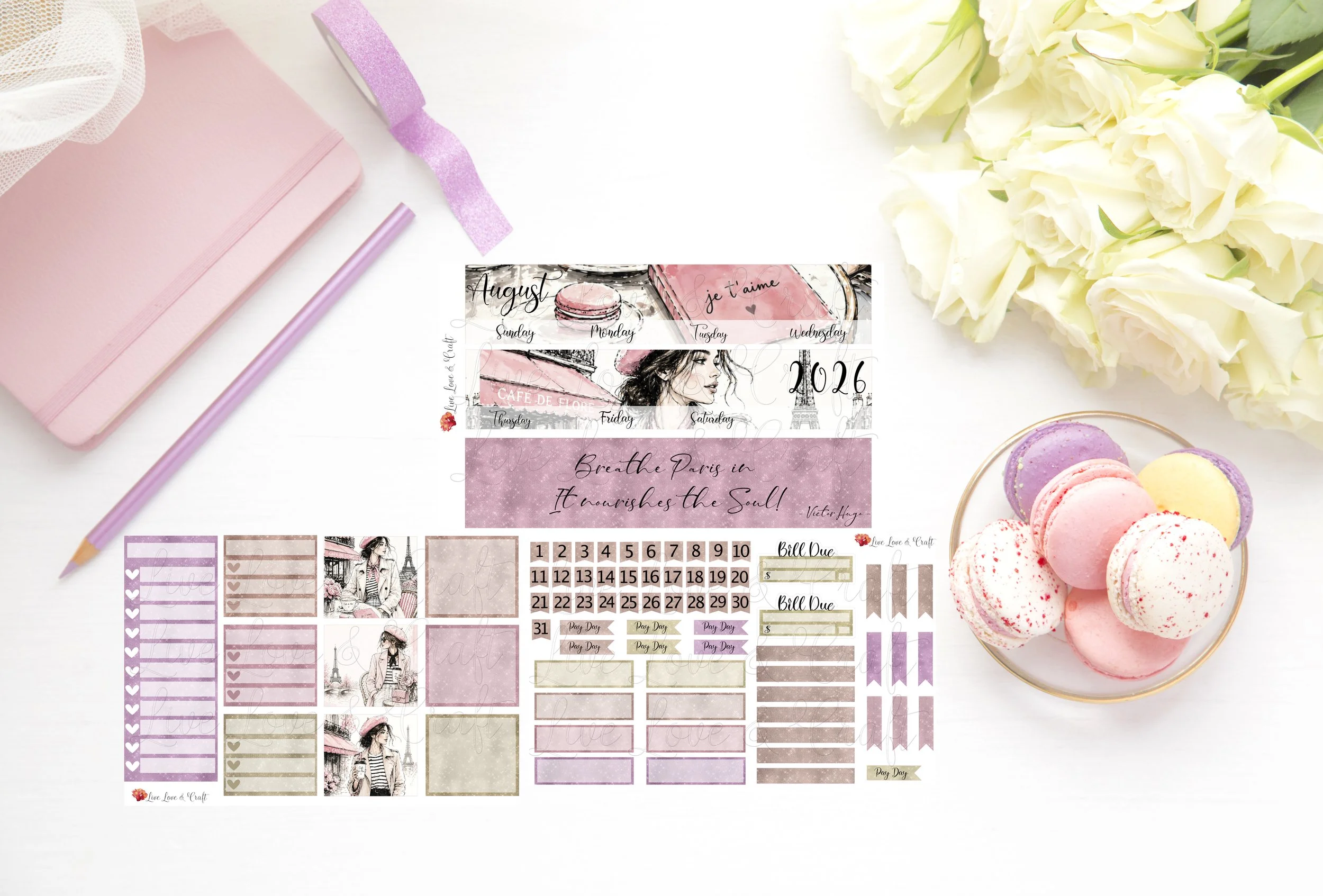 Monthly Kit - Breathe Paris in, It nourishes the Soul!