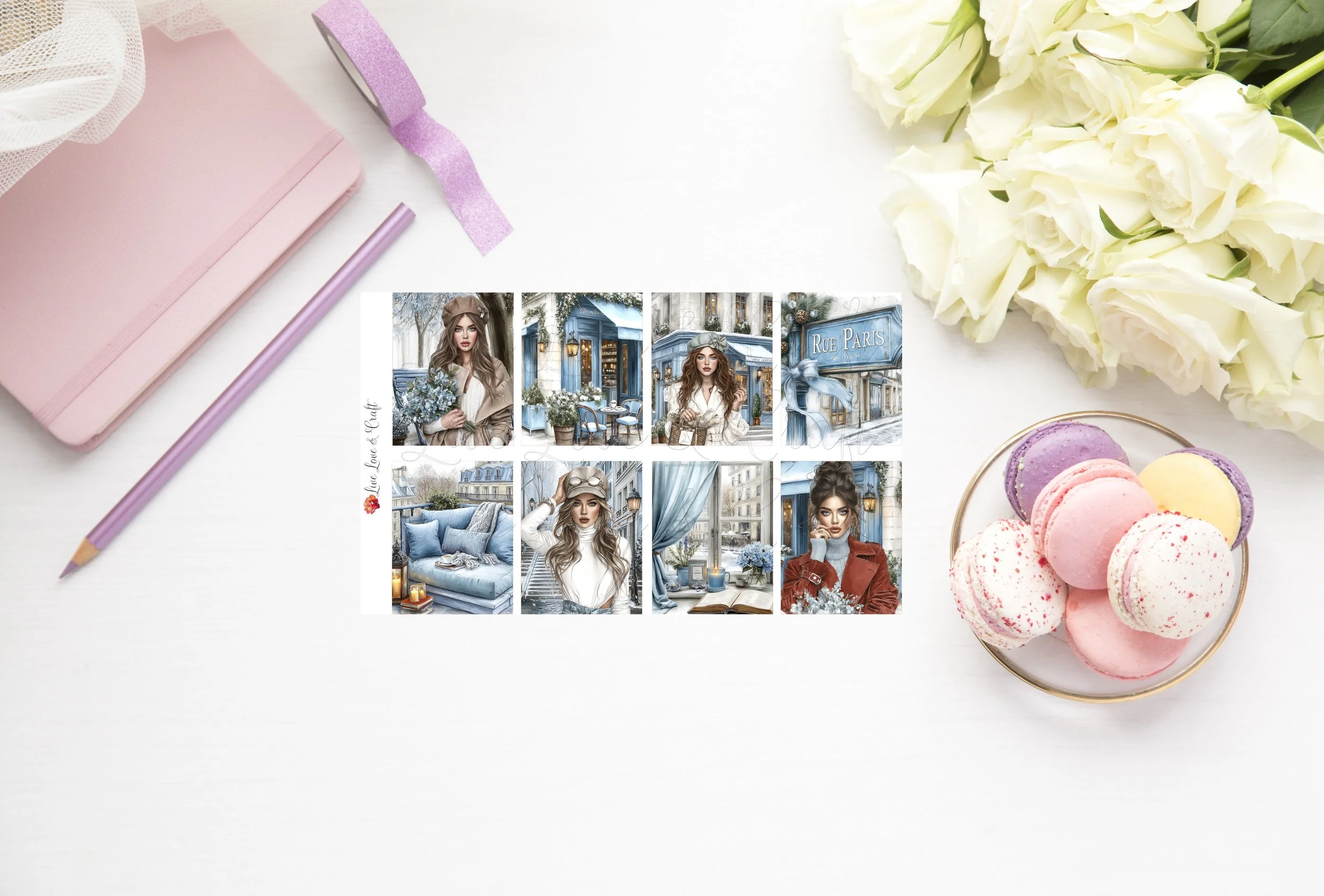 VW Full Boxes Additional Sheets - Christmas in Paris!