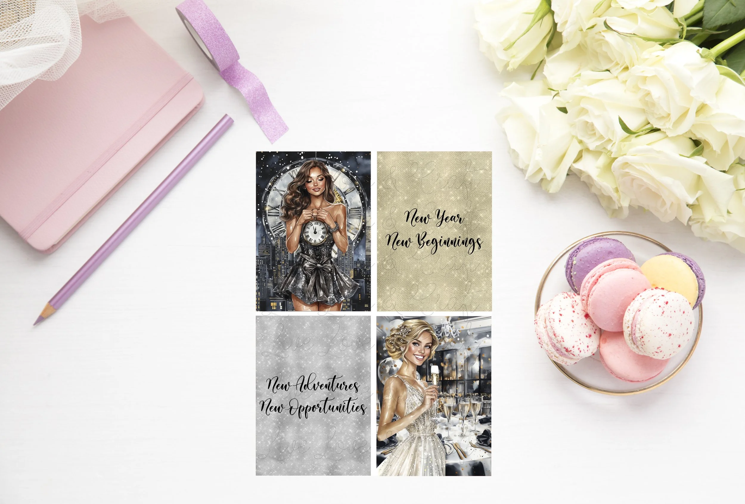 Journaling Stickers - New Year, New Beginnings!