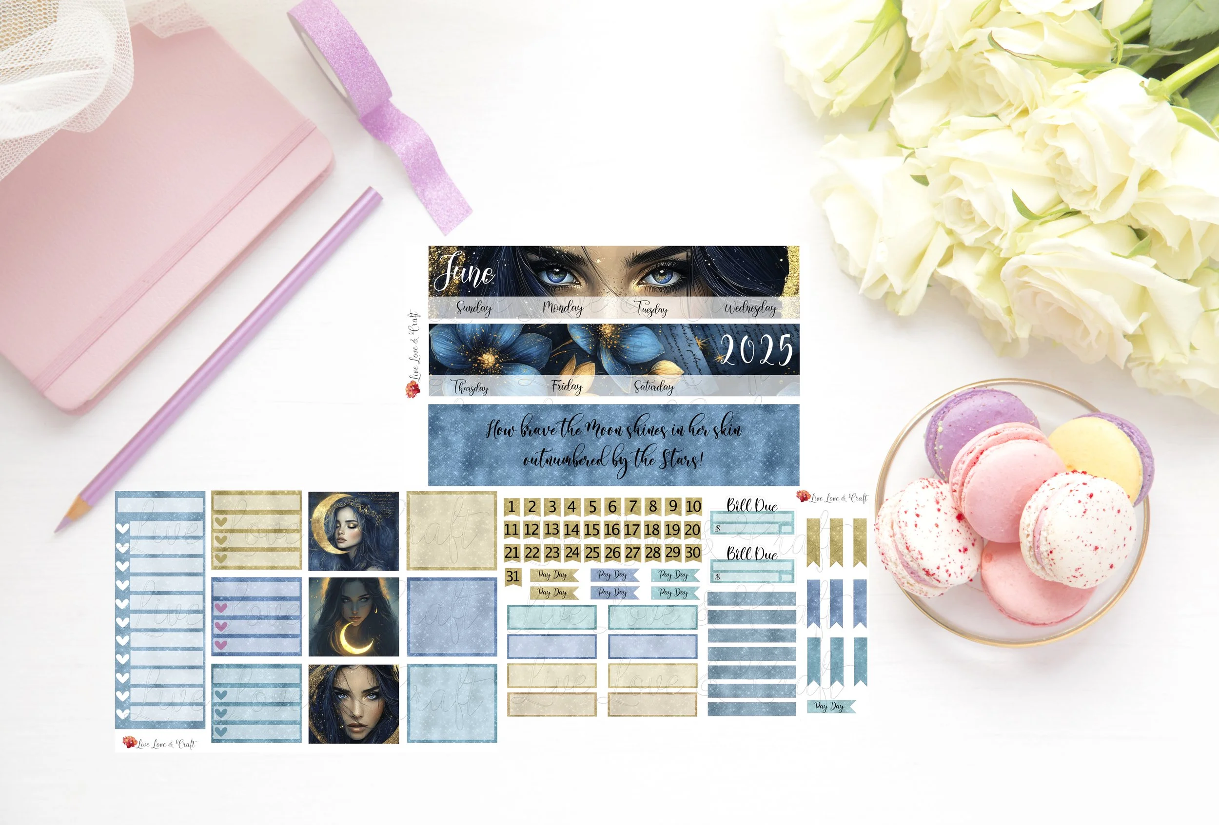 Monthly Kit - How brave the Moon shines!