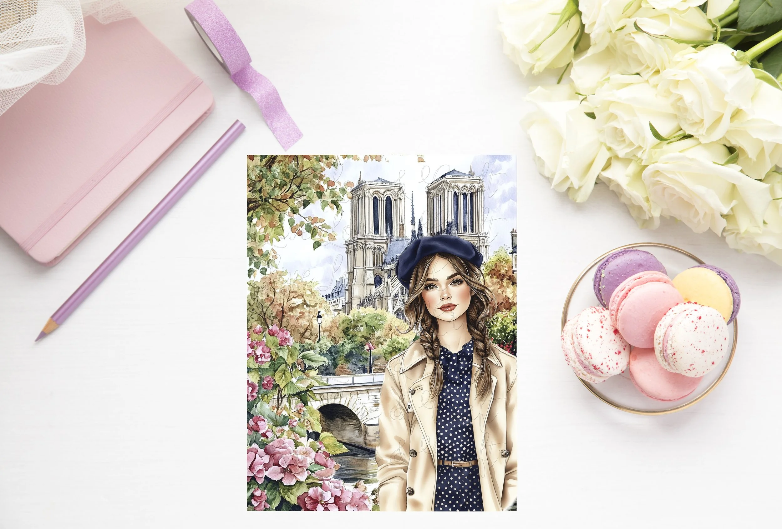 LLC Classic Disc Planner - A Day in Paris! Style #4.