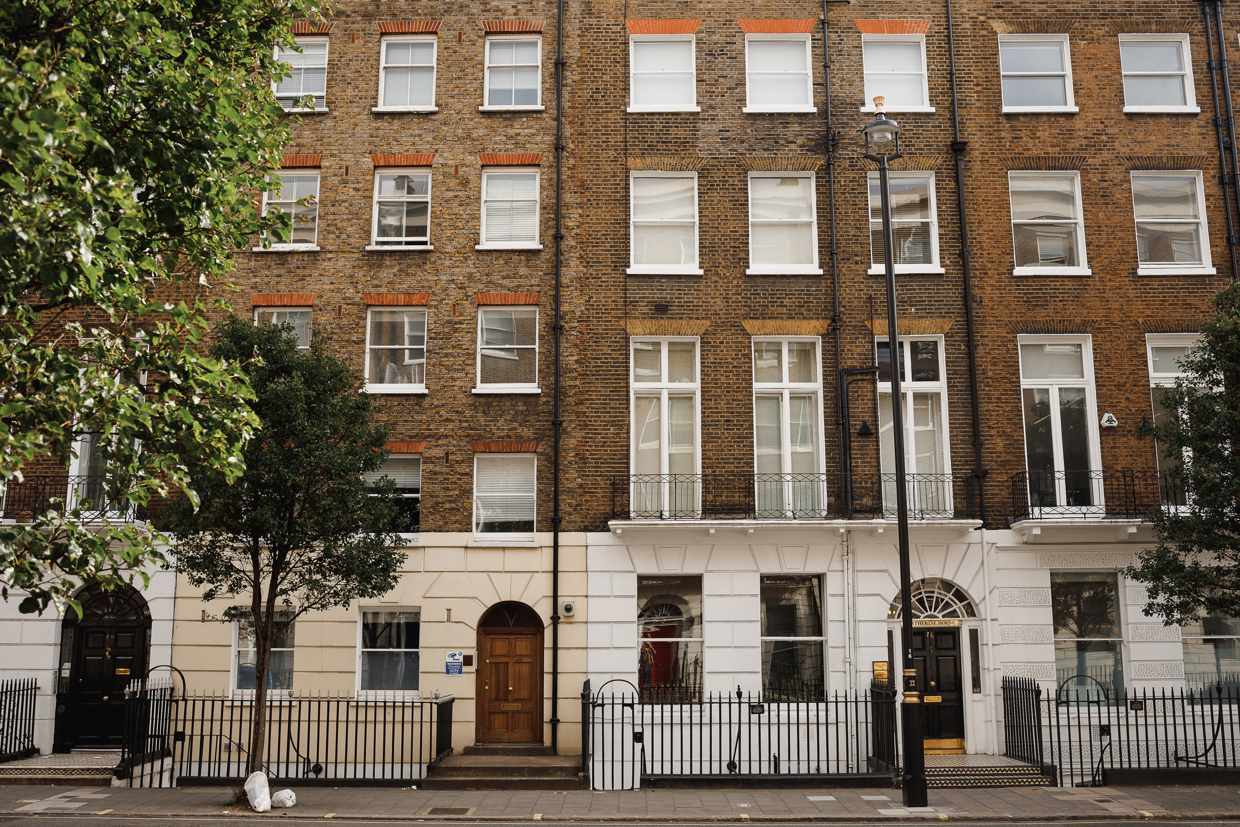 76-78 (formerly 25-28) Gloucester Place - home for Belgian refugees.