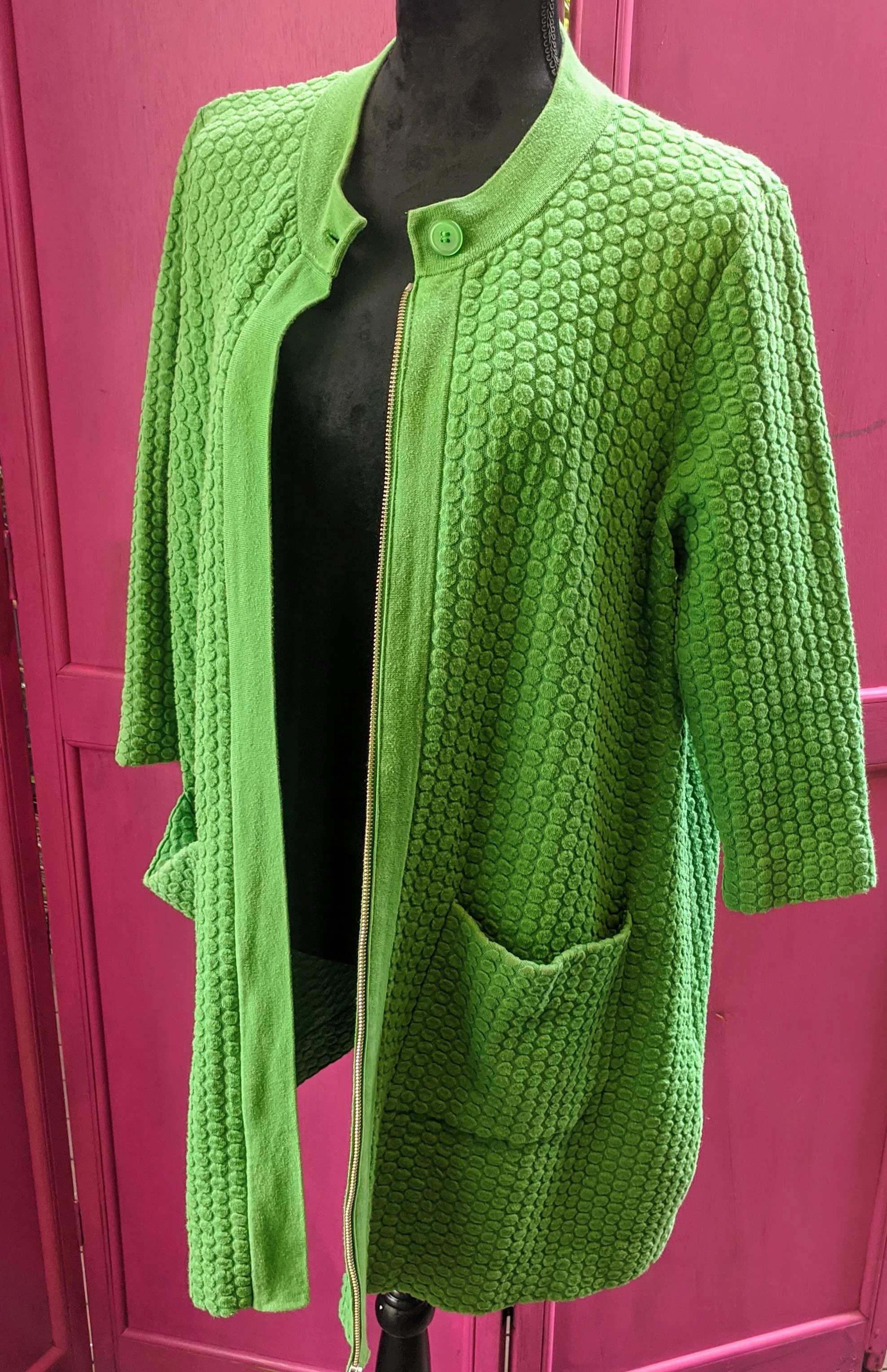 COS transeasonal long zip cardi-coat 