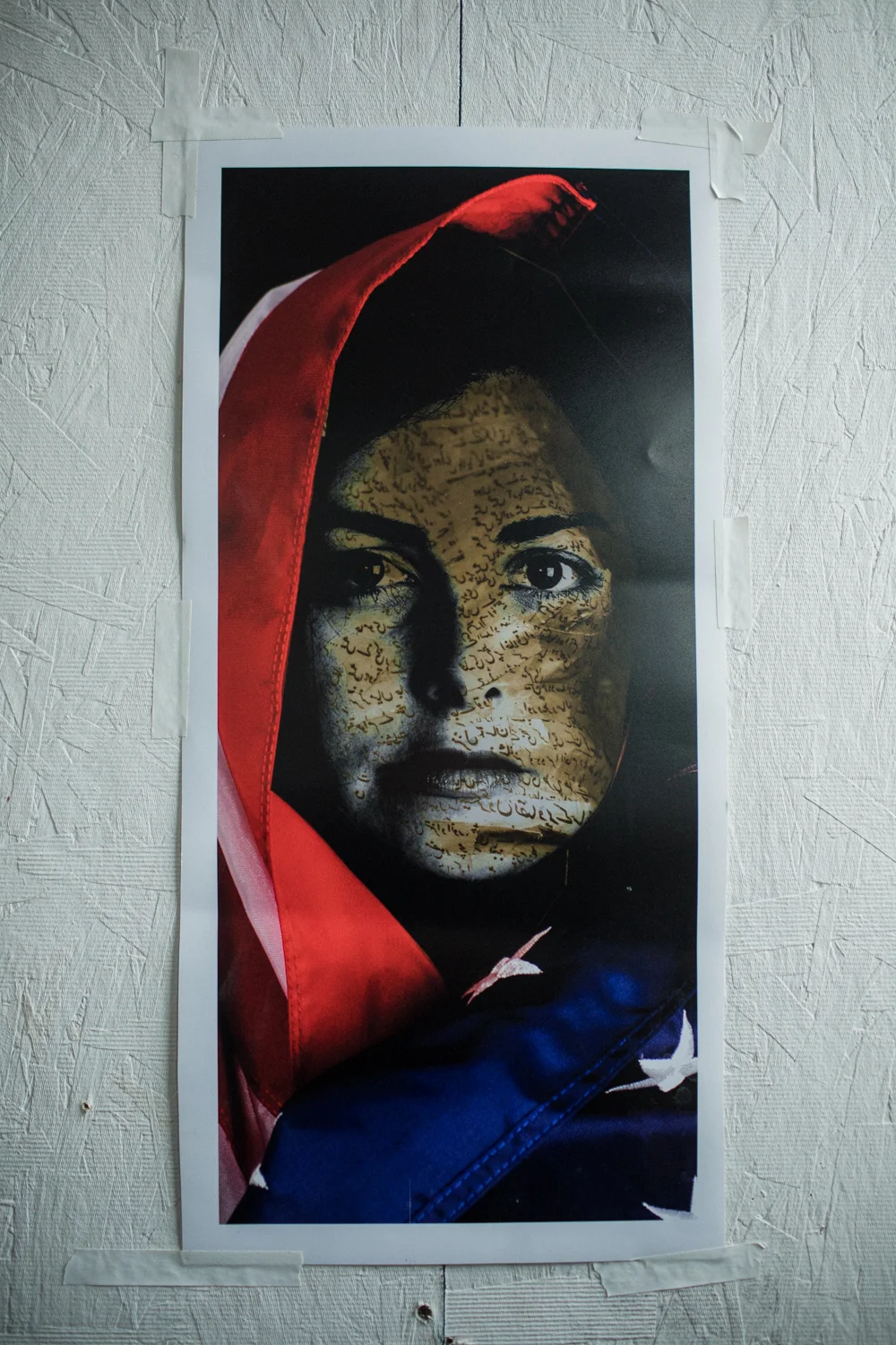 A photo of Haque’s “Muslim American Woman”