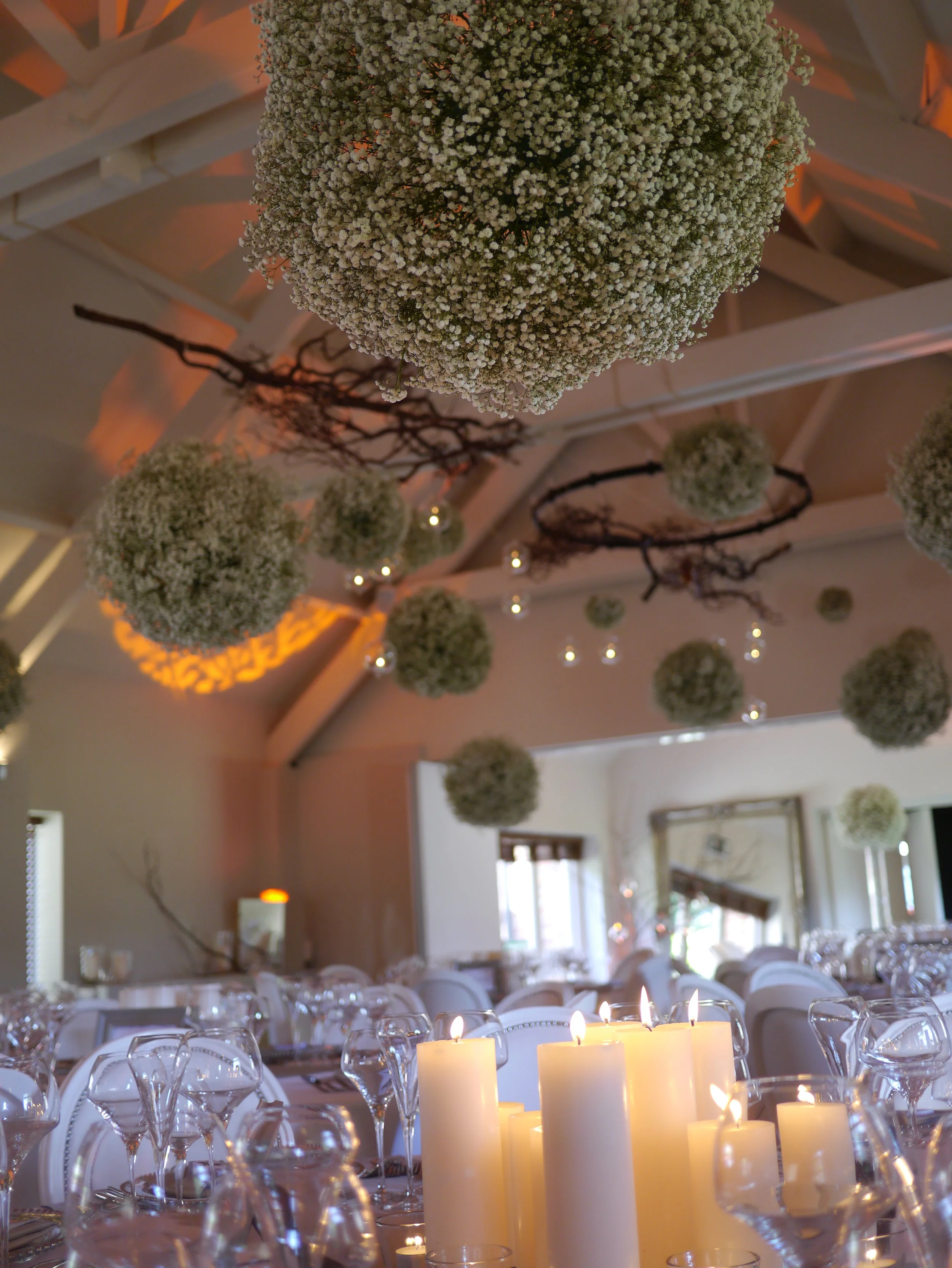  Gypsophilla balls, Kent barn 
