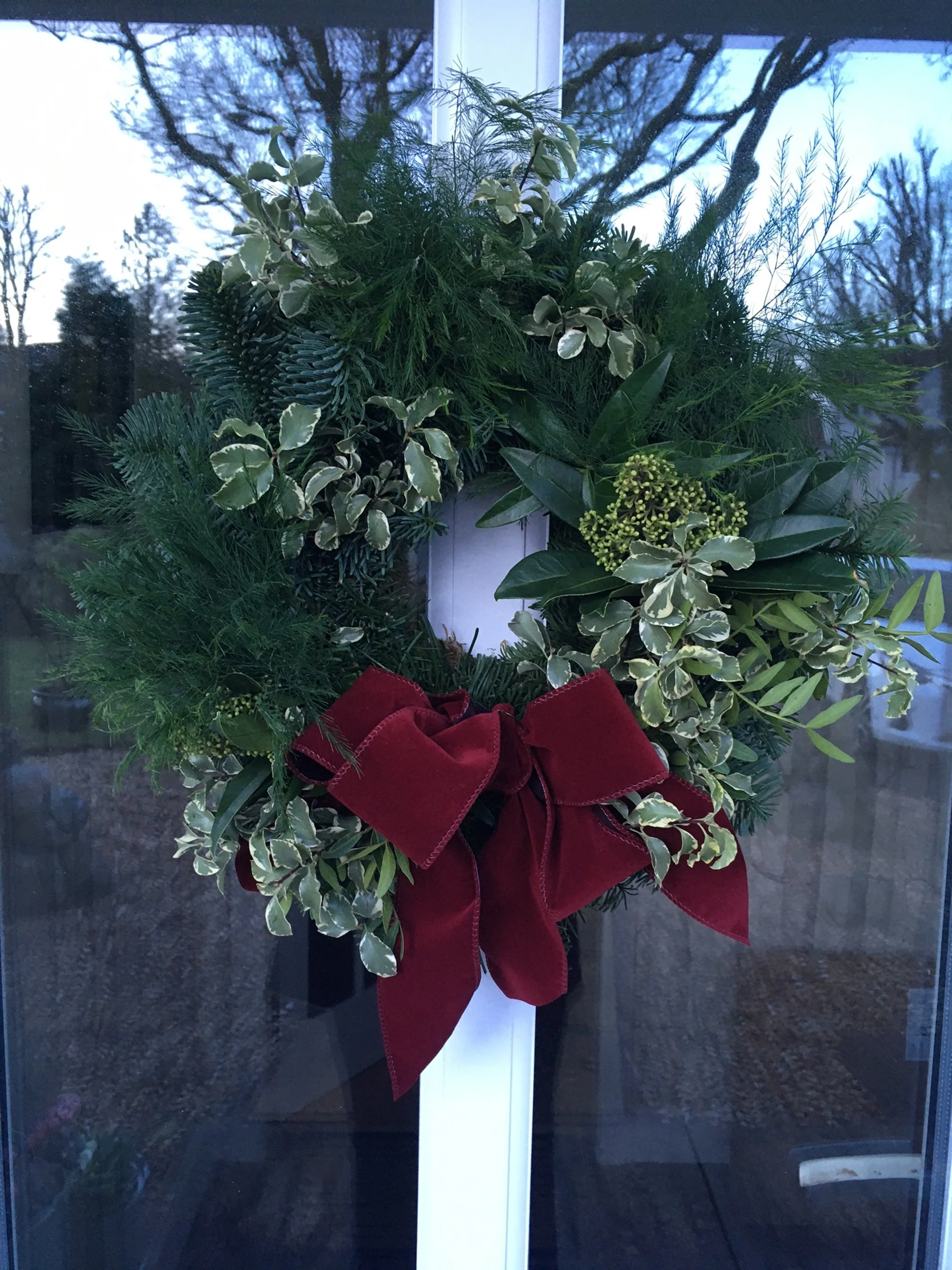 foliage door wreath 