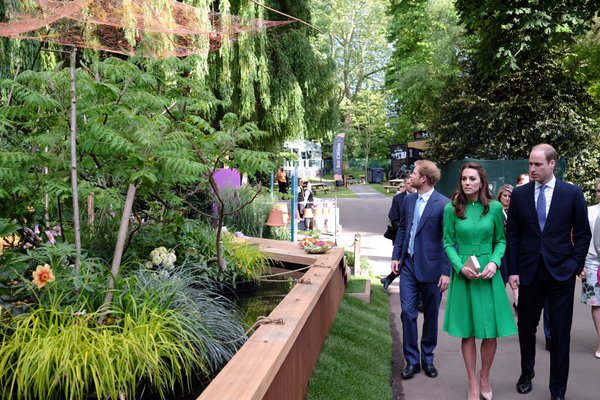 Princes William and Harry, Chelsea Flower Show