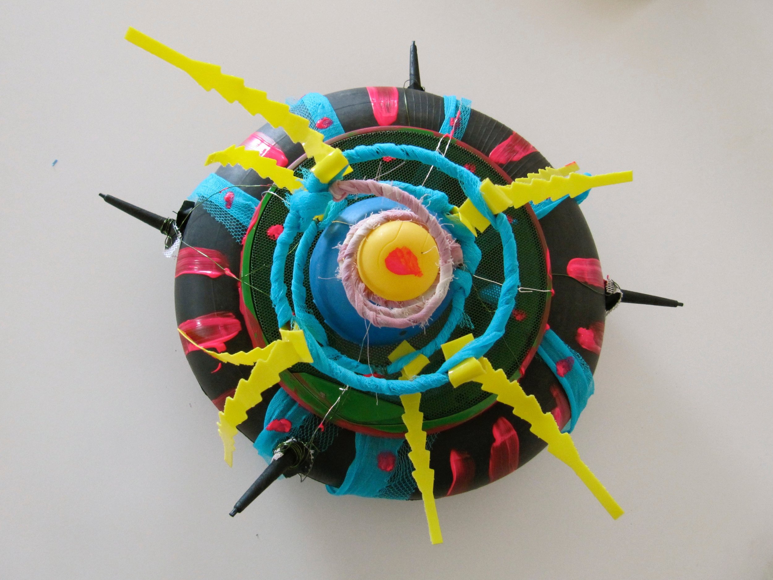 Diatom made by child participant in family workshop