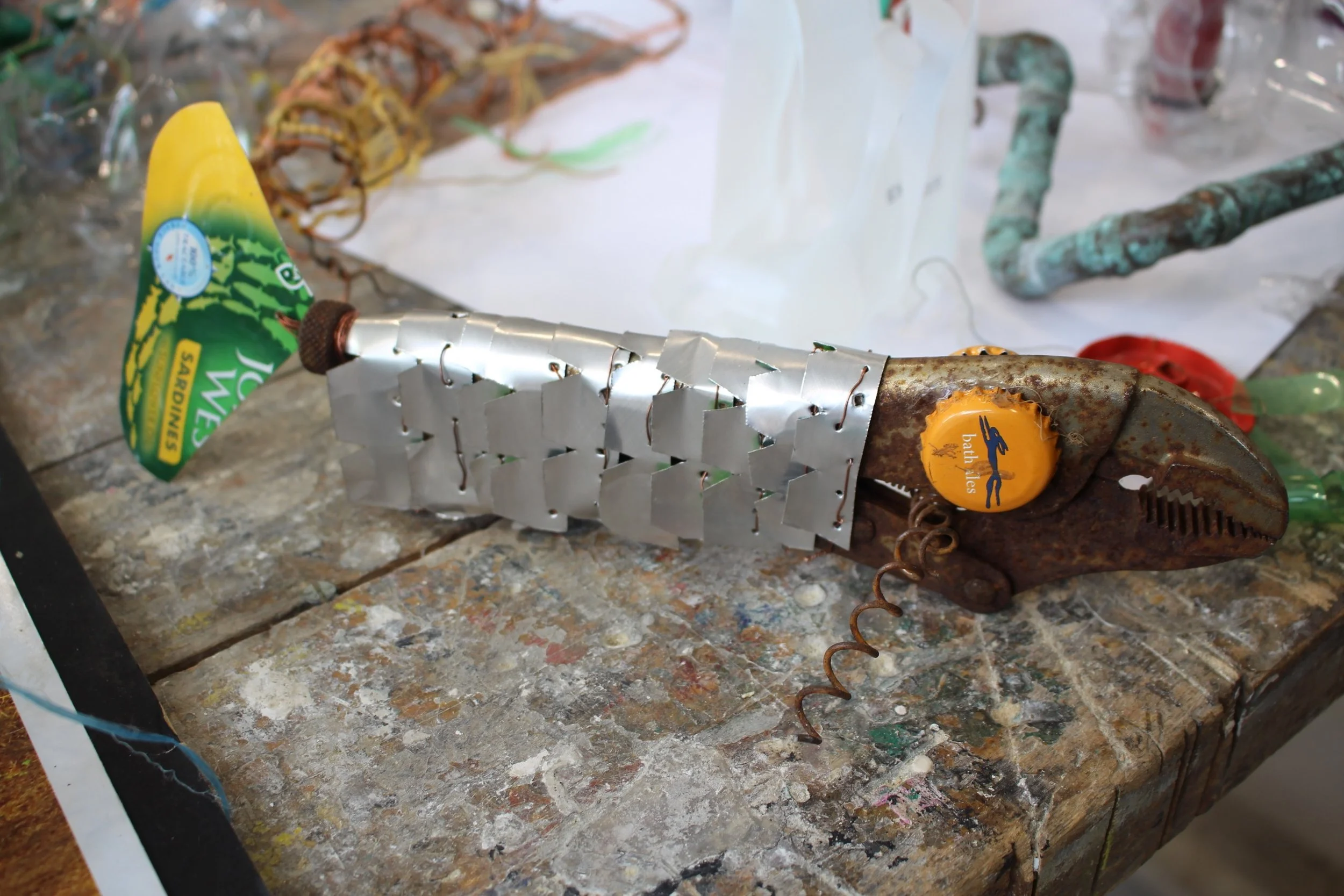 Mutant creature sculpture by PRU student.jpg