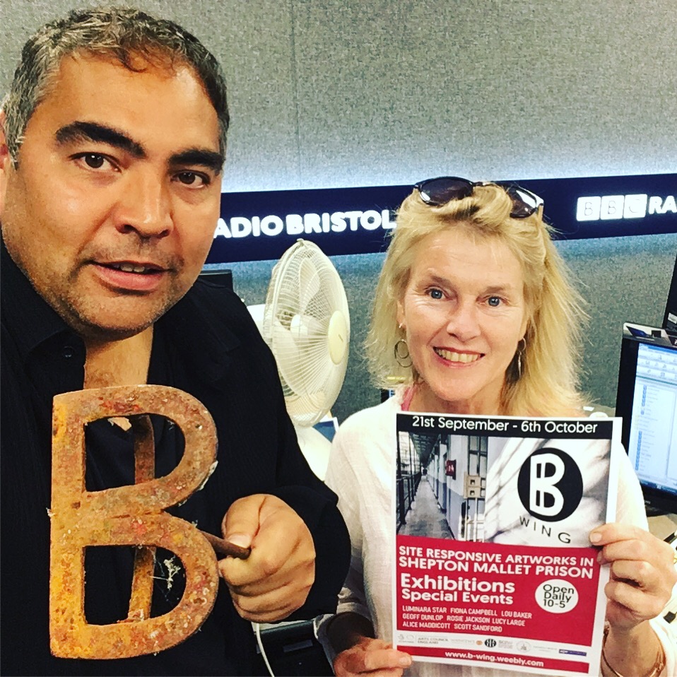 BBC Radio Bristol & Somerset interview, Fiona on Martin Evans Show.JPG