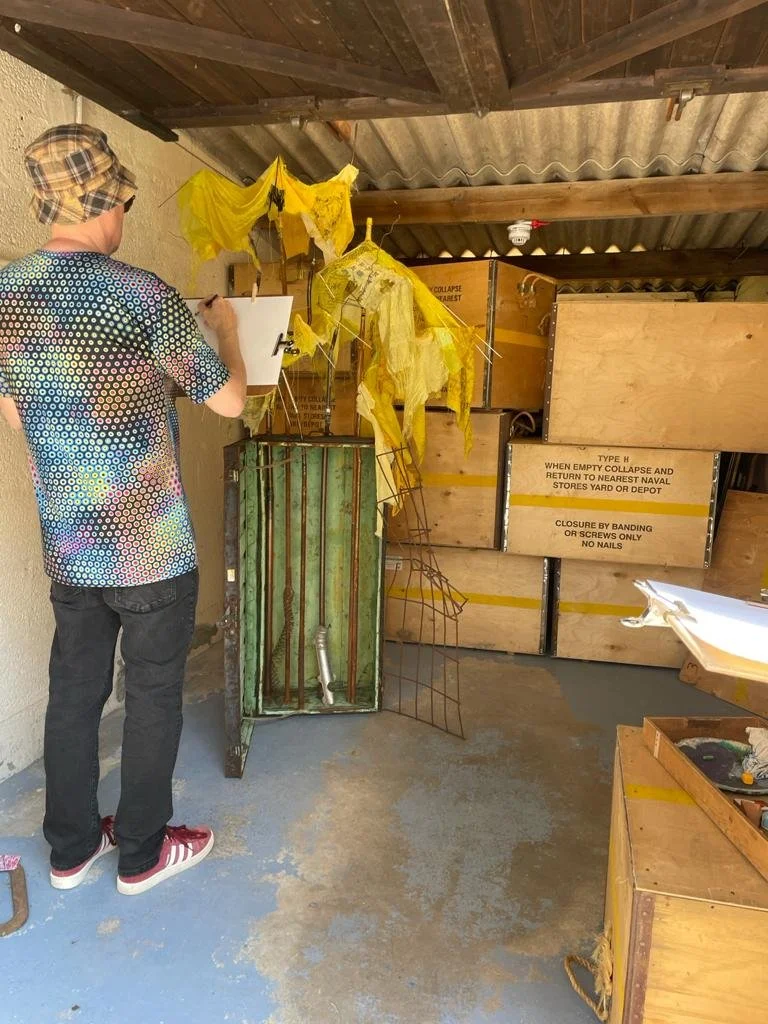  Photo by Shirley Sharp, The Garages, Bath Artists Studios 