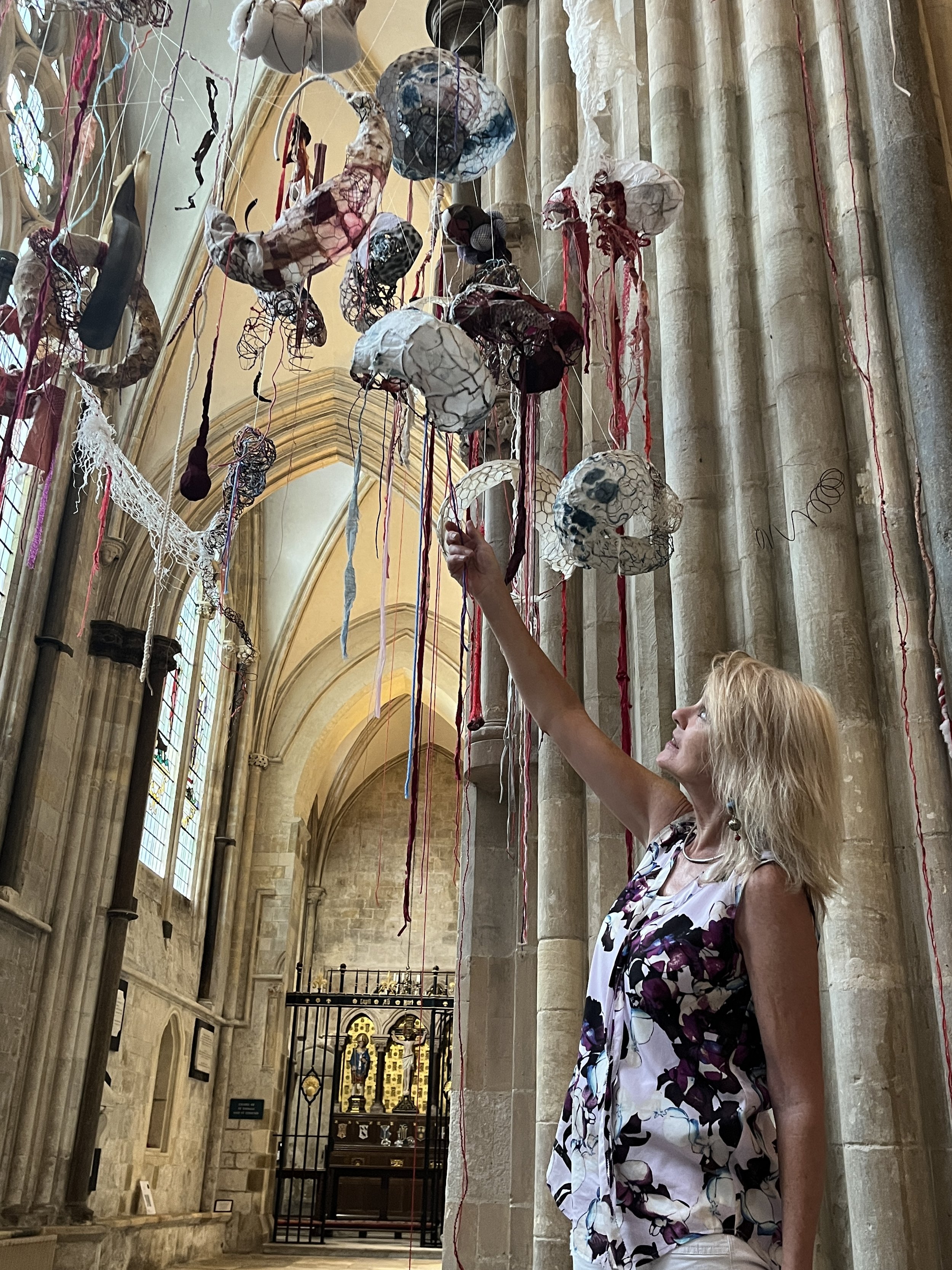 Me with Martyrdom of the Ten Thousand, Chichester Cathedral.Photo by Alistair Lambert.jpeg