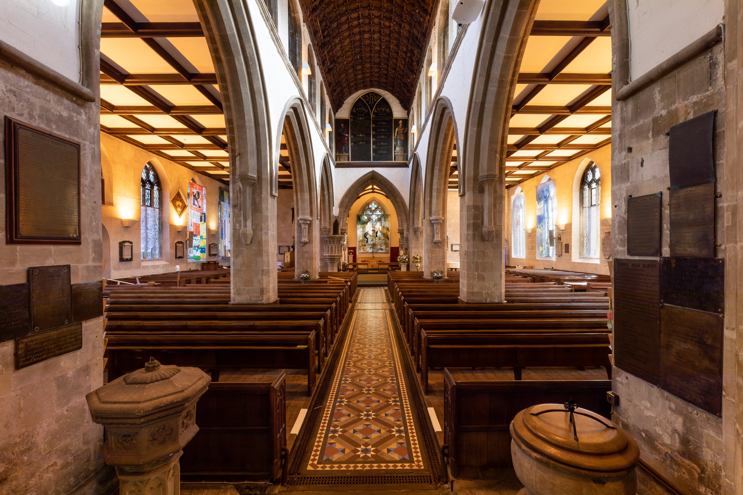 The Gleaners, St Peter & Paul's church, Shepton Mallwt. Photo Derek Webb.jpg