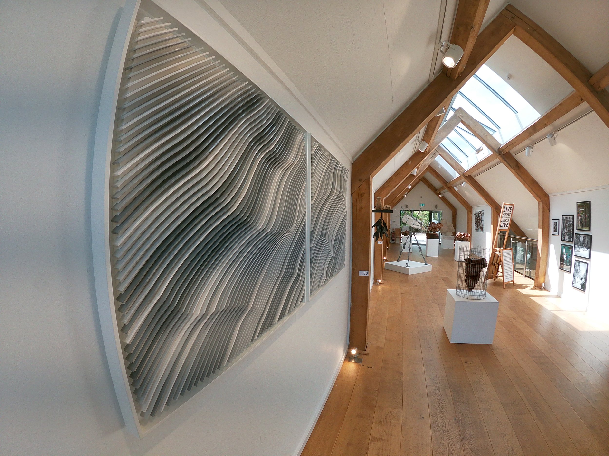 Upper Gallery, William Lasdun's work in foreground. Photo by Seamus Moran.JPG