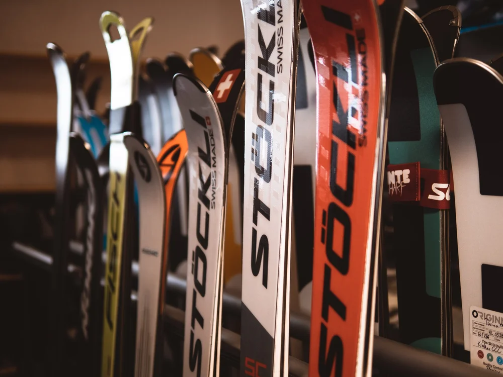 Stöckli-Ski im Skiverleih von Ski & Sport Krakau