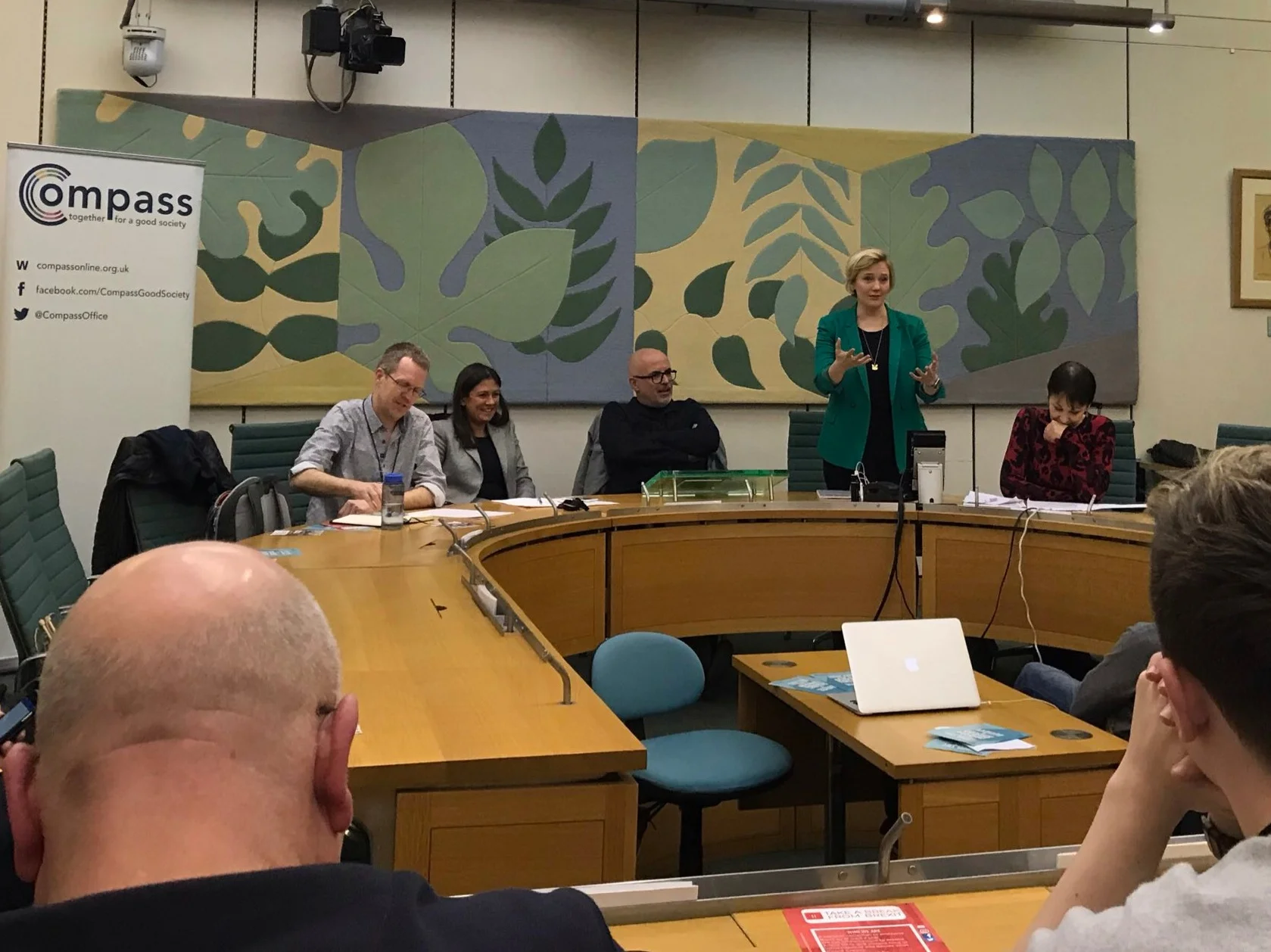 Stella Creasy MP, Lisa Nandy MP, and Caroline Lucas MP join Neal Lawson (Compass) and Prof Graham Smith (University of Westminster) to discuss the proposed citizens’ assembly on Brexit (Westminster, 23 January 2019)