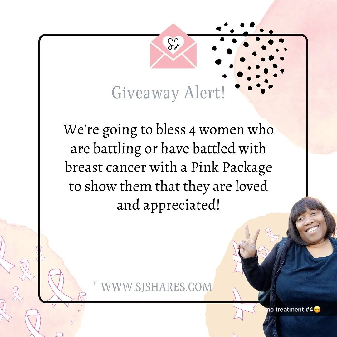 Nominations are still open!⁣
⁣
If you know a woman in the metro Atlanta area battling breast cancer or has battled with the disease and is thriving nominate her for a chance to win. ⠀⁣
⁣
We're going to bless 4 women who are currently battling or have