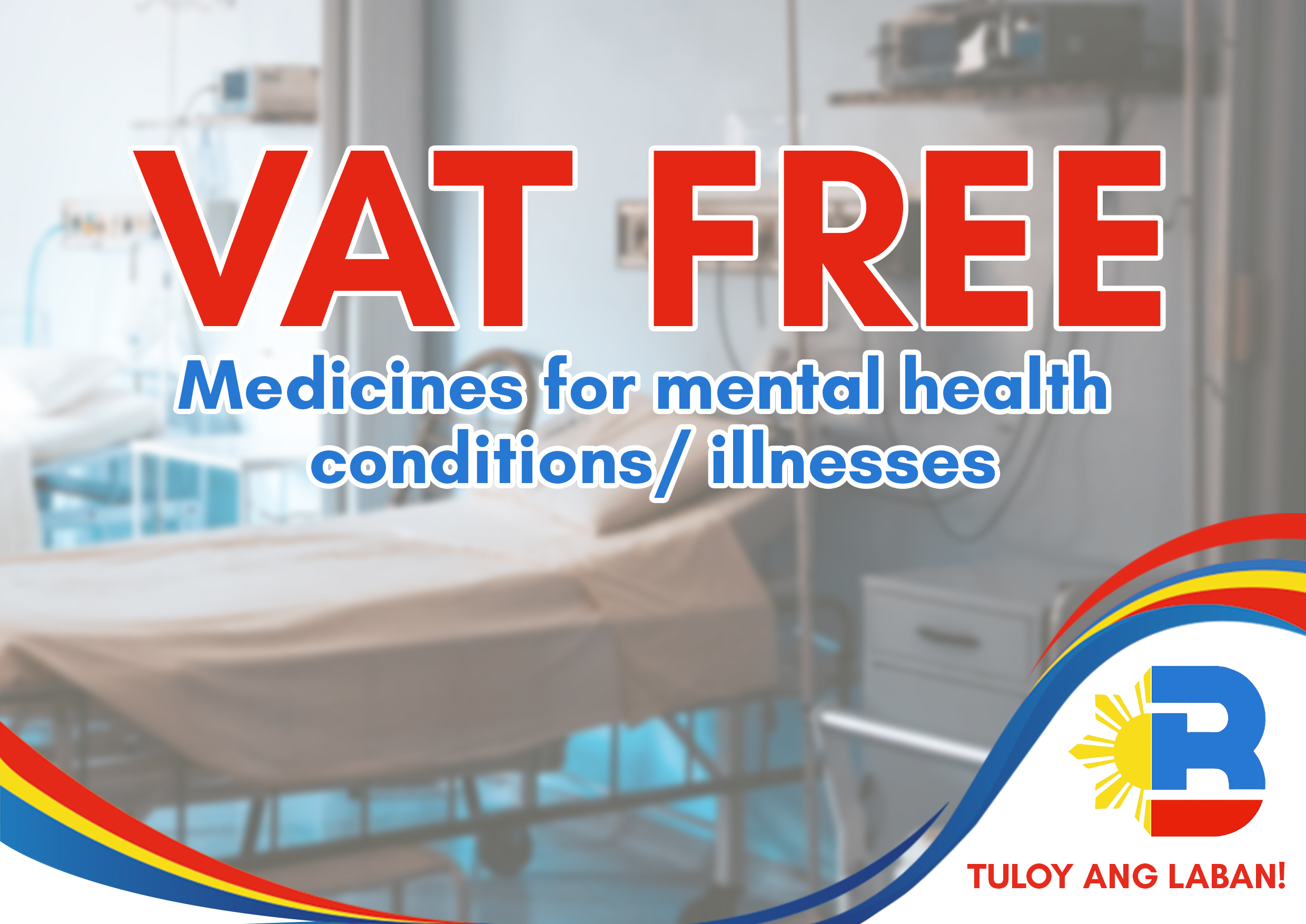 Medicines for mental health conditions/ illnesses soon to be VAT-free- Revilla