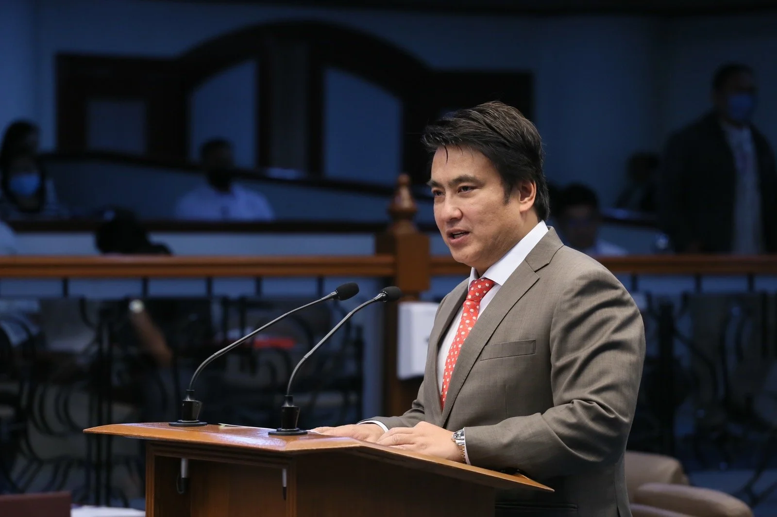 Revilla lauds arrest of slay suspect 