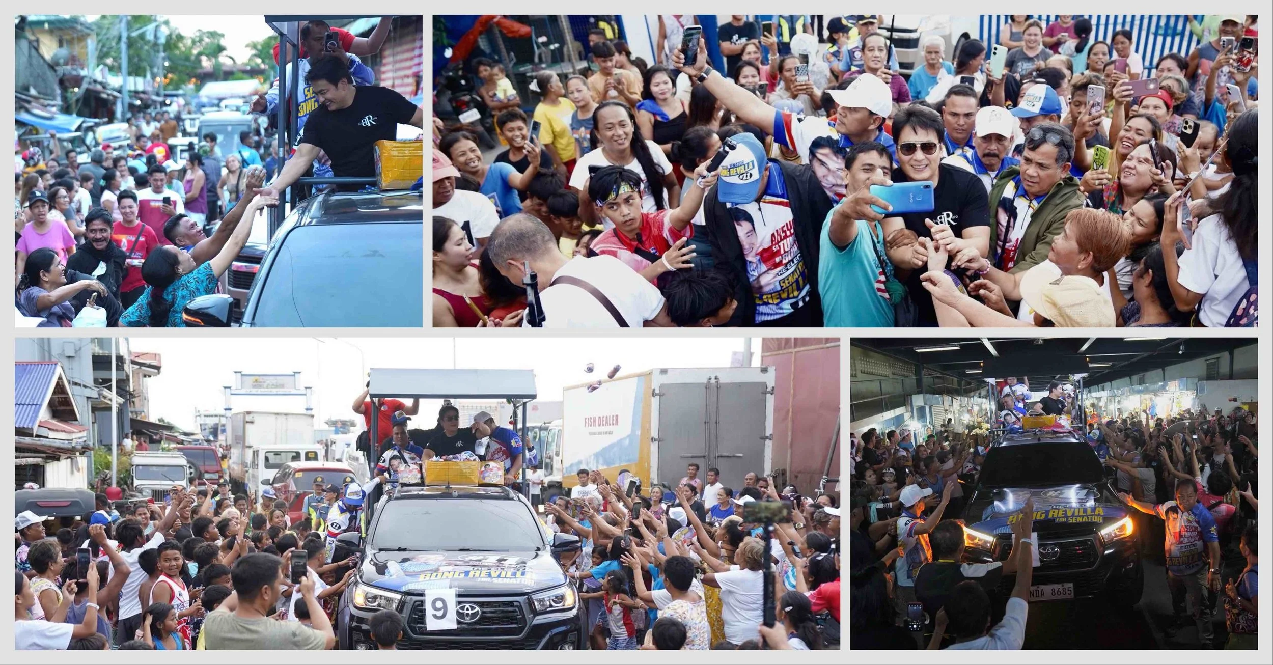 BONG REVILLA CONTINUES HIS CAMPAIGN TRAIL IN BATANGAS