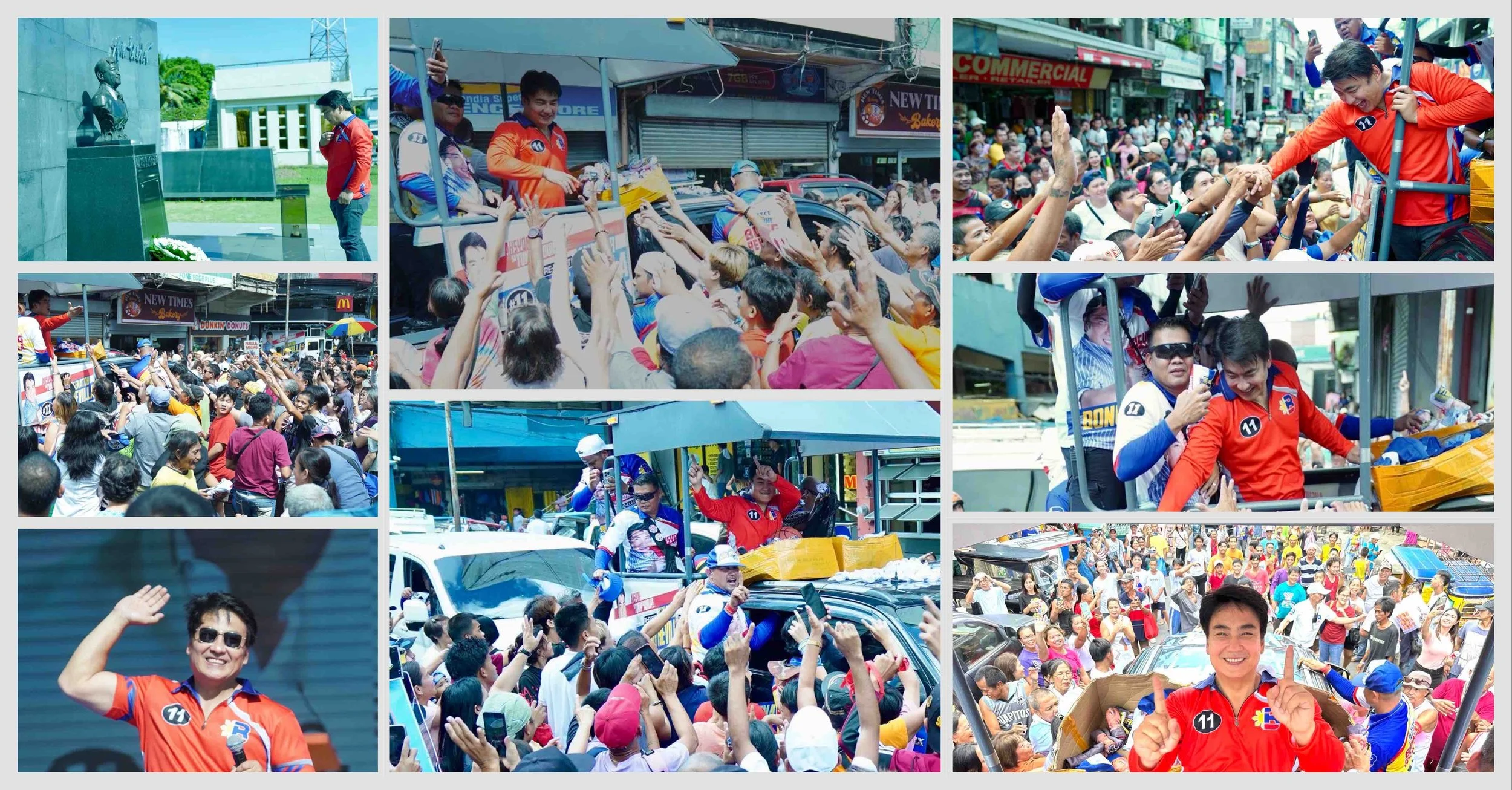 BONG REVILLA'S CAMPAIGN CARAVAN RALLIES THROUGH BICOL 