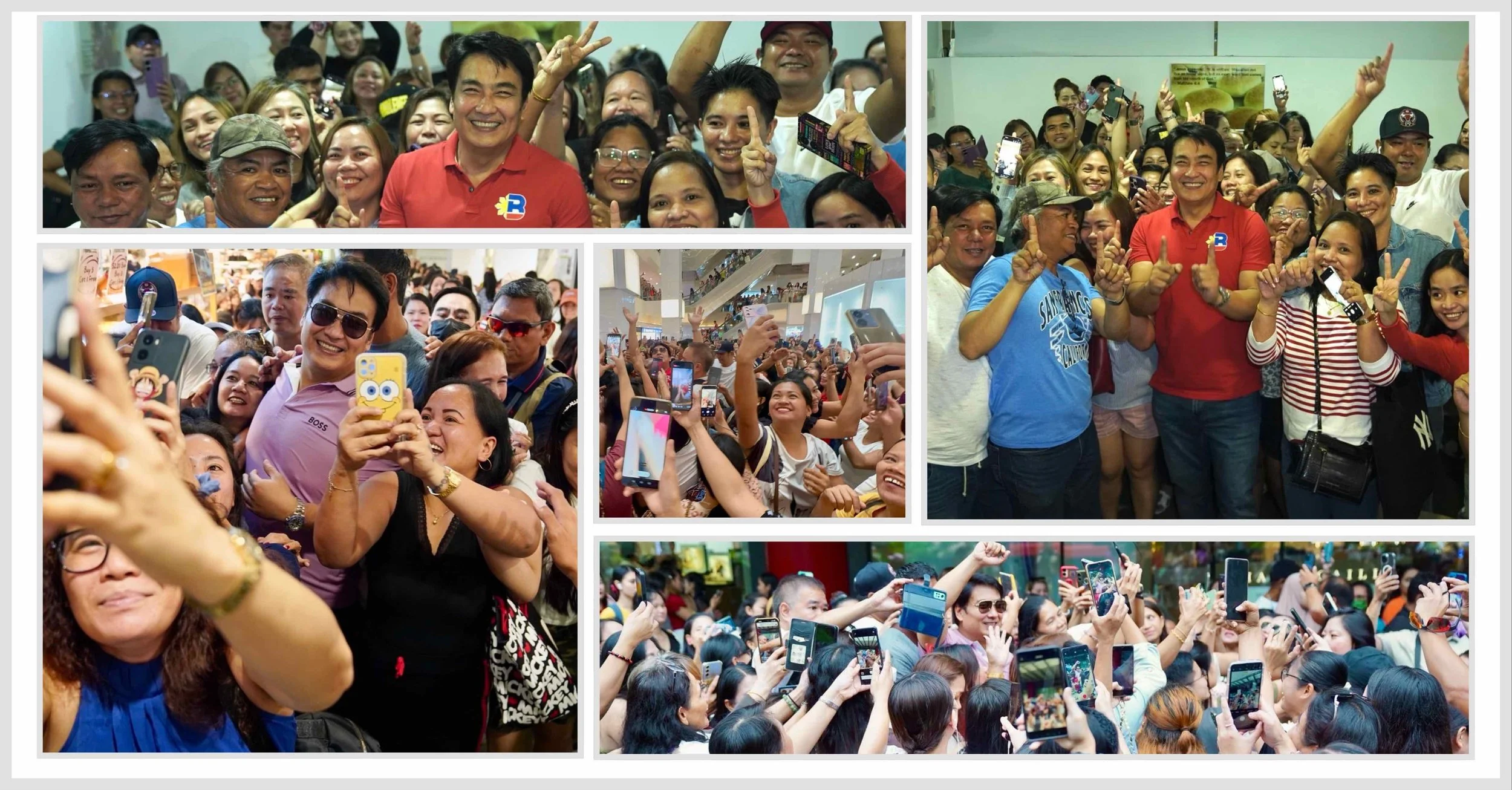 BONG REVILLA RECEIVES OVERWHELMING WELCOME FROM OFWs DURING HIS VISIT IN SINGAPORE