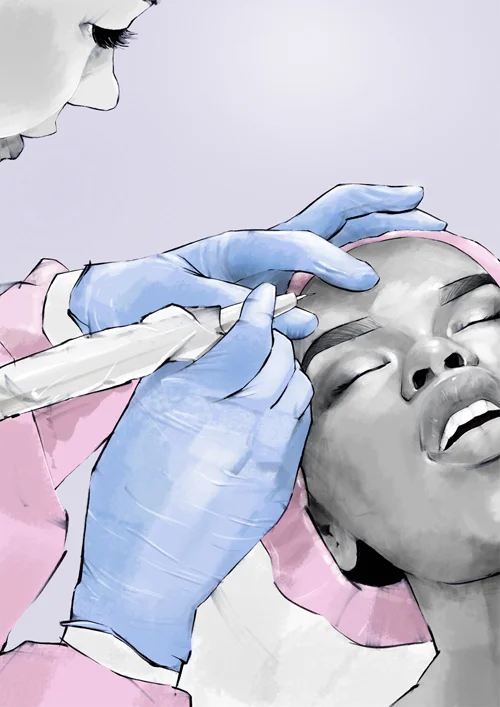 Semi-Permanent Eyebrows Illustration