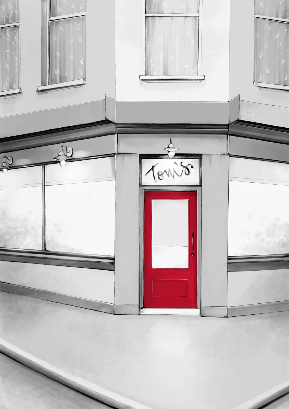 Tom's Diner Series Narrative and Storytelling Illustration — Laura