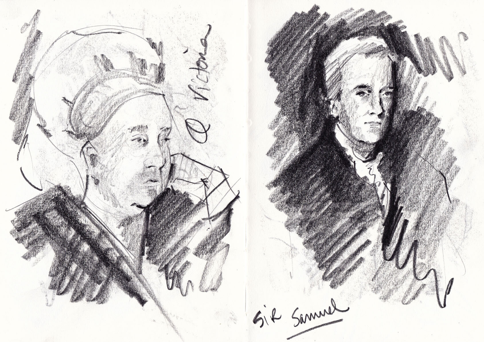 Portrait Sketches - National Portrait Gallery