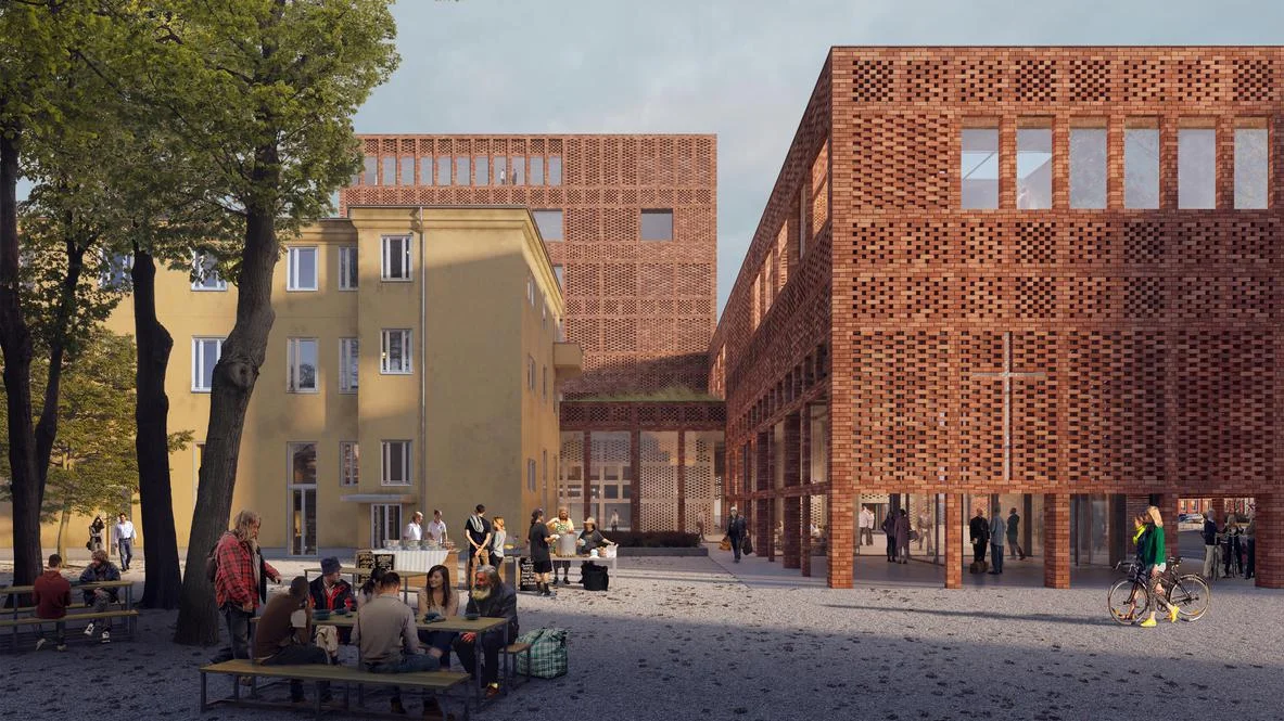 Faksimile av det nye Kirkens Hus