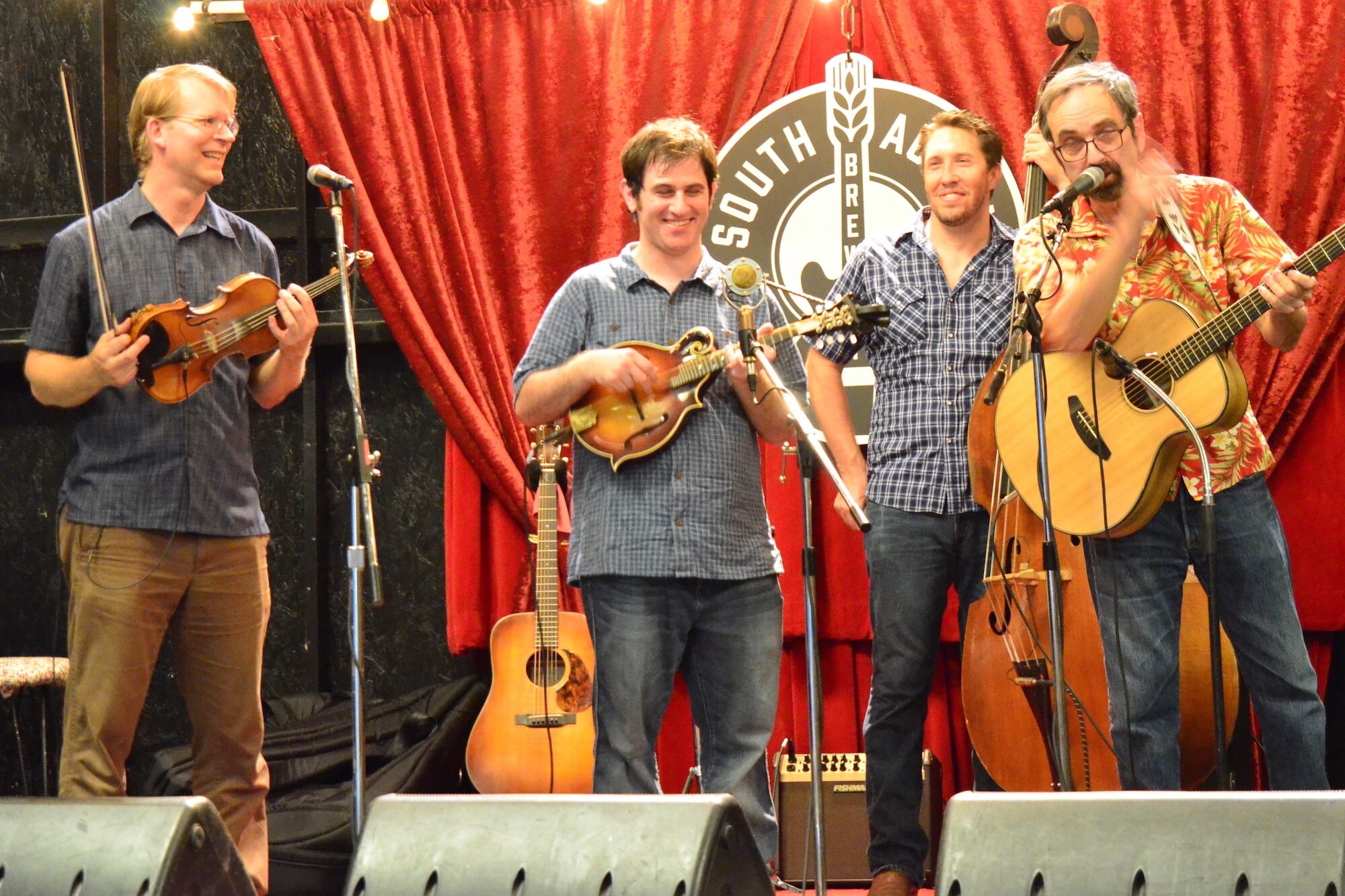 Texas bluegrass and country band playing music festival in South Austin