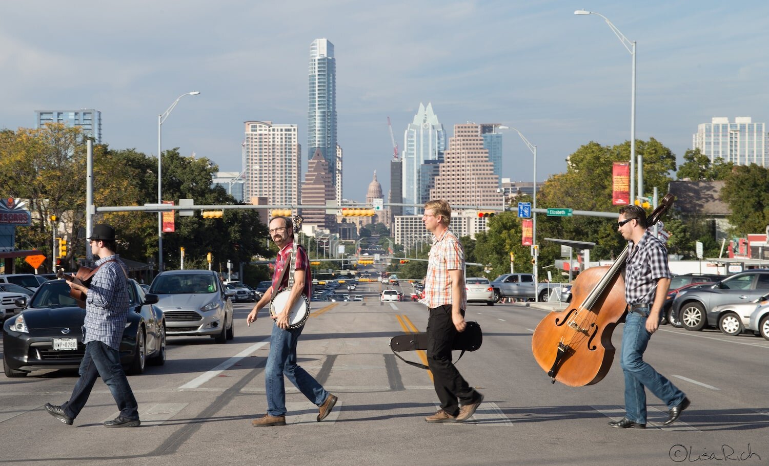 Hot Pickin 57s, Austin's premier bluegrass and classic country band, South Congress Austin