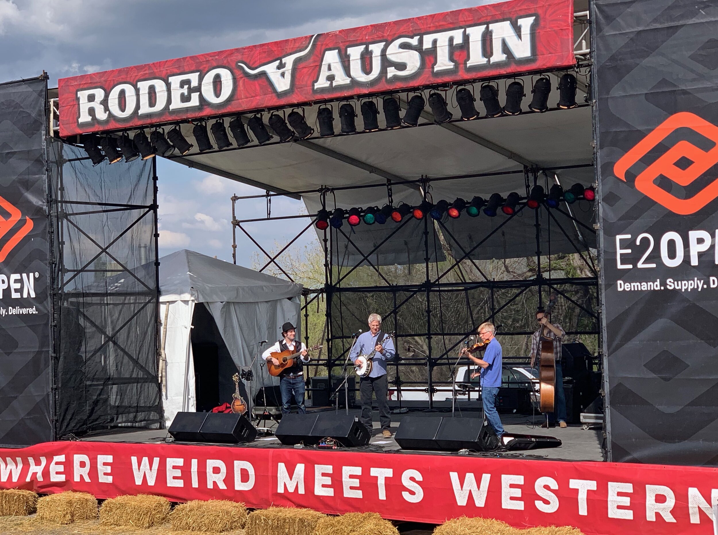 Austin's favorite bluegrass band, Hot Pickin 57s, at Rodeo Austin