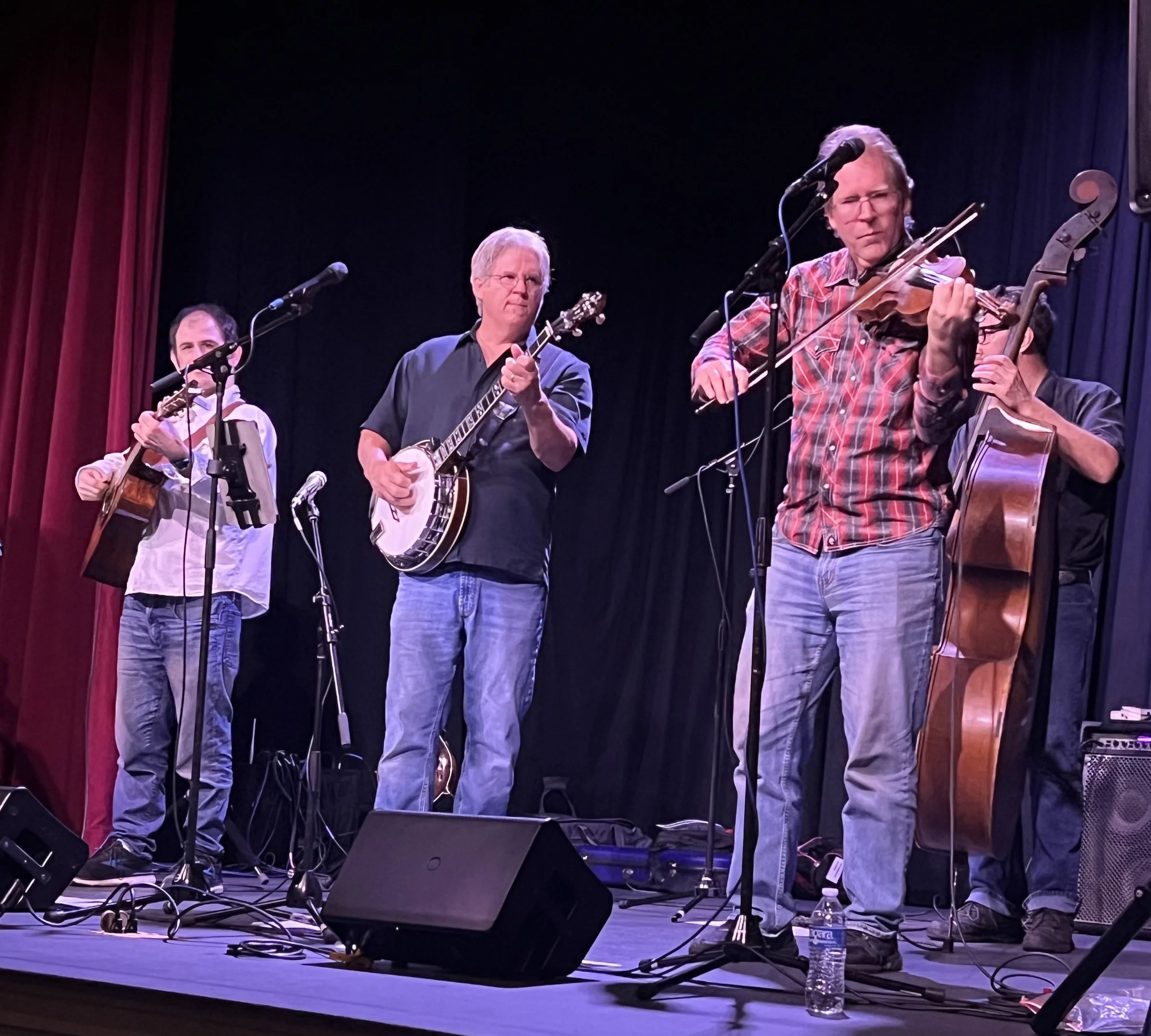 Hot Pickin 57s bluegrass band performing at Sun City in Georgetown, Texas