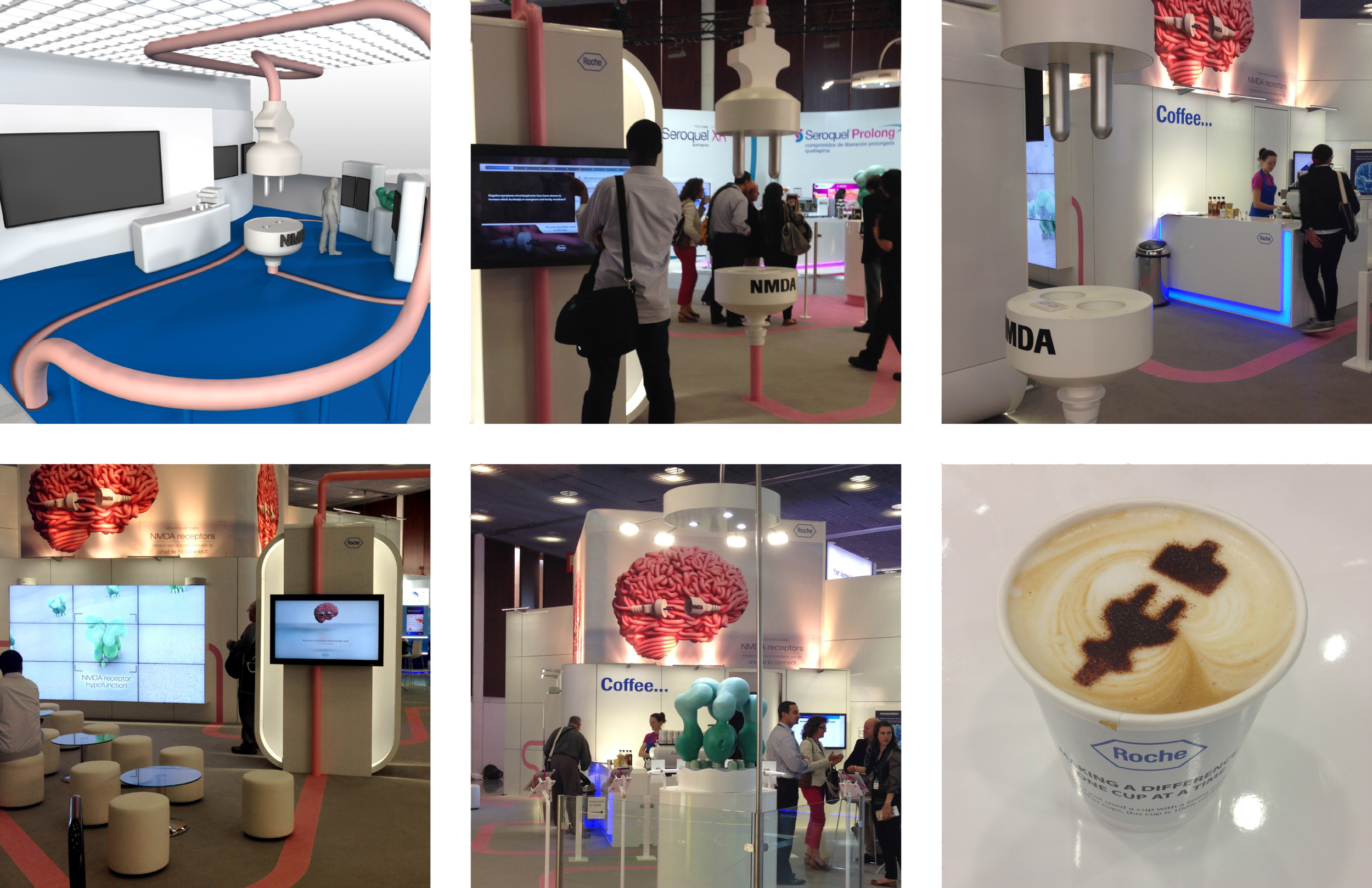 Convention booth live