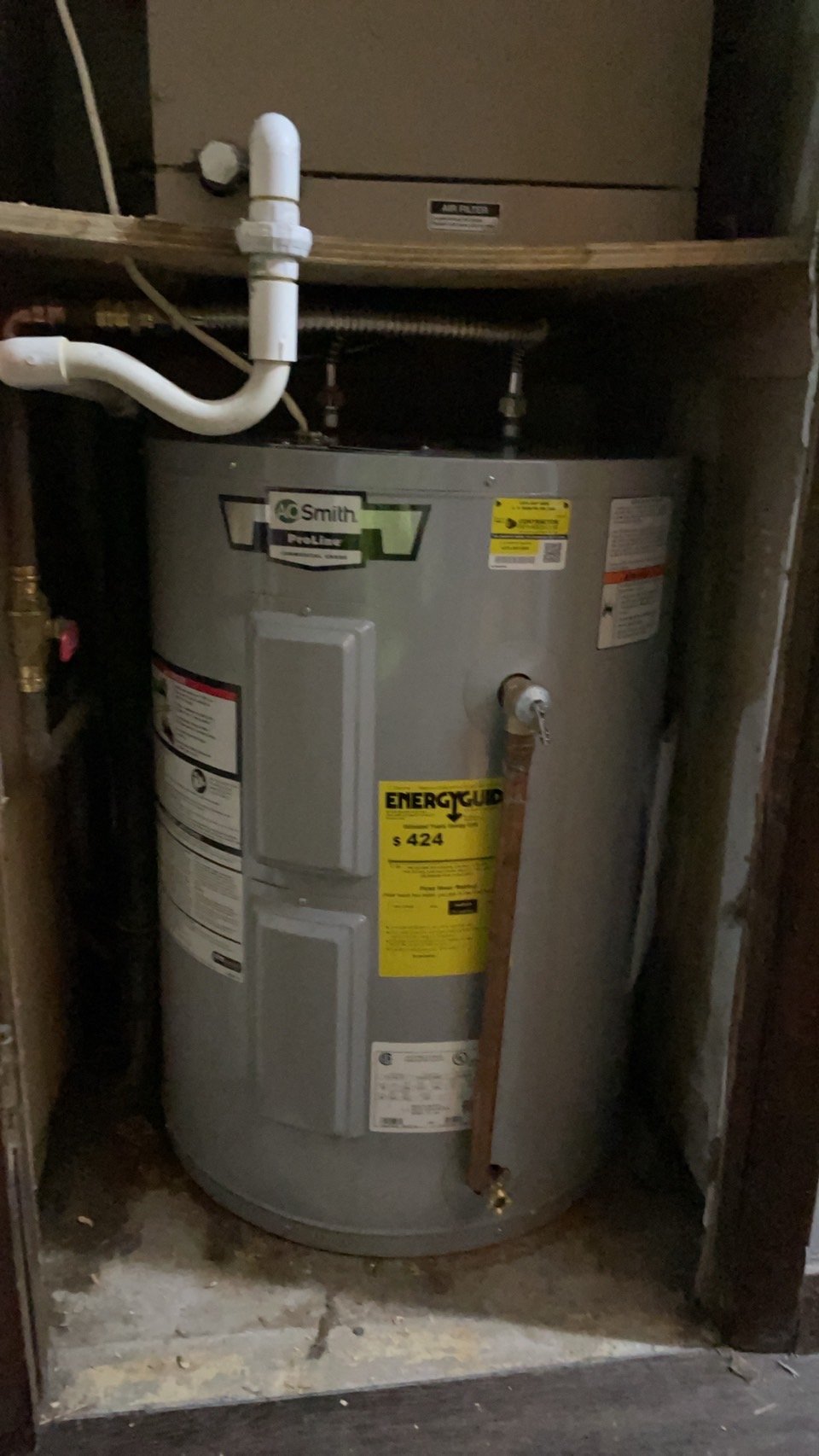 Electric AO Smith Water Heater
