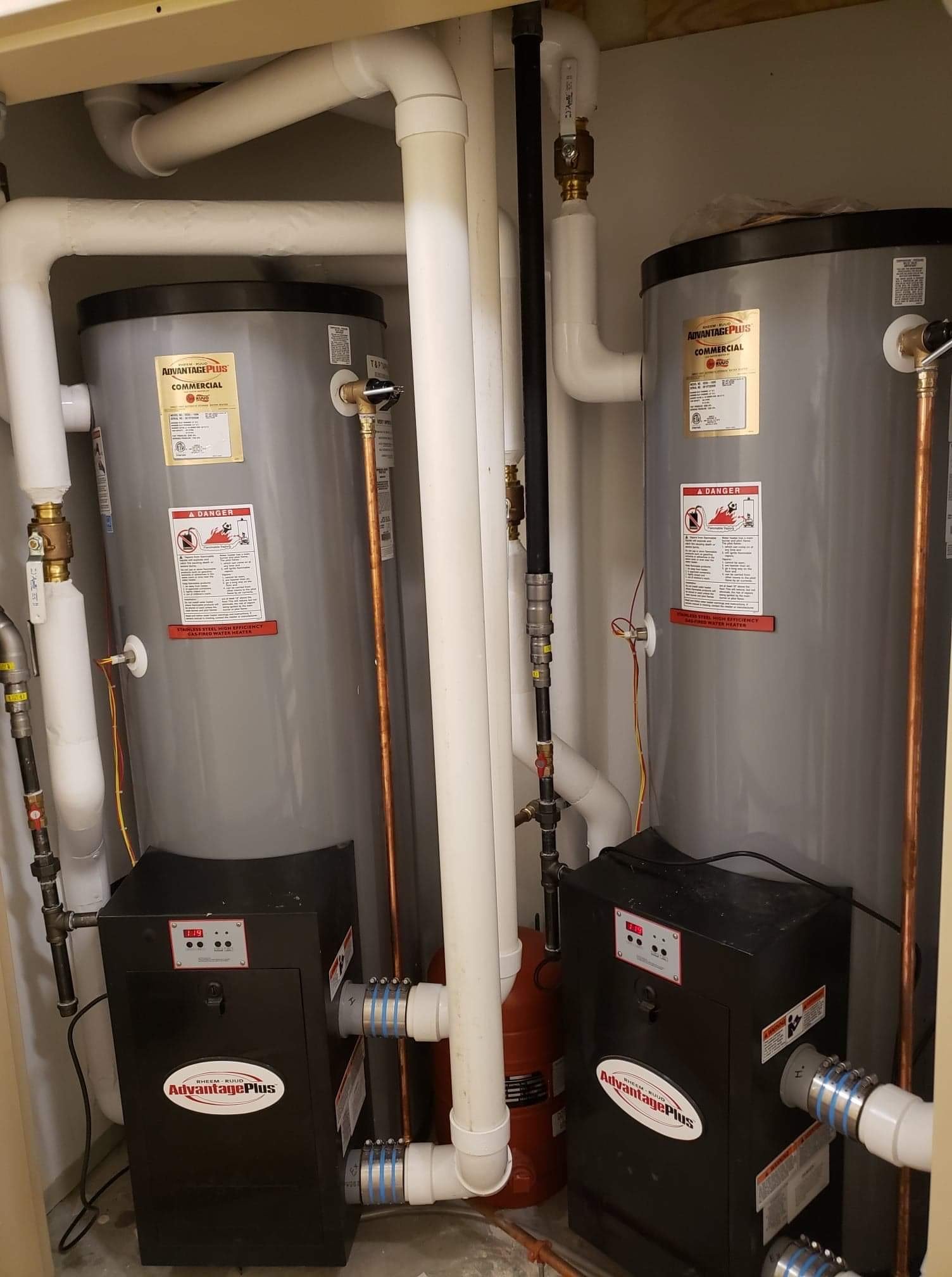 Gas Rheem Commercial Water Heaters