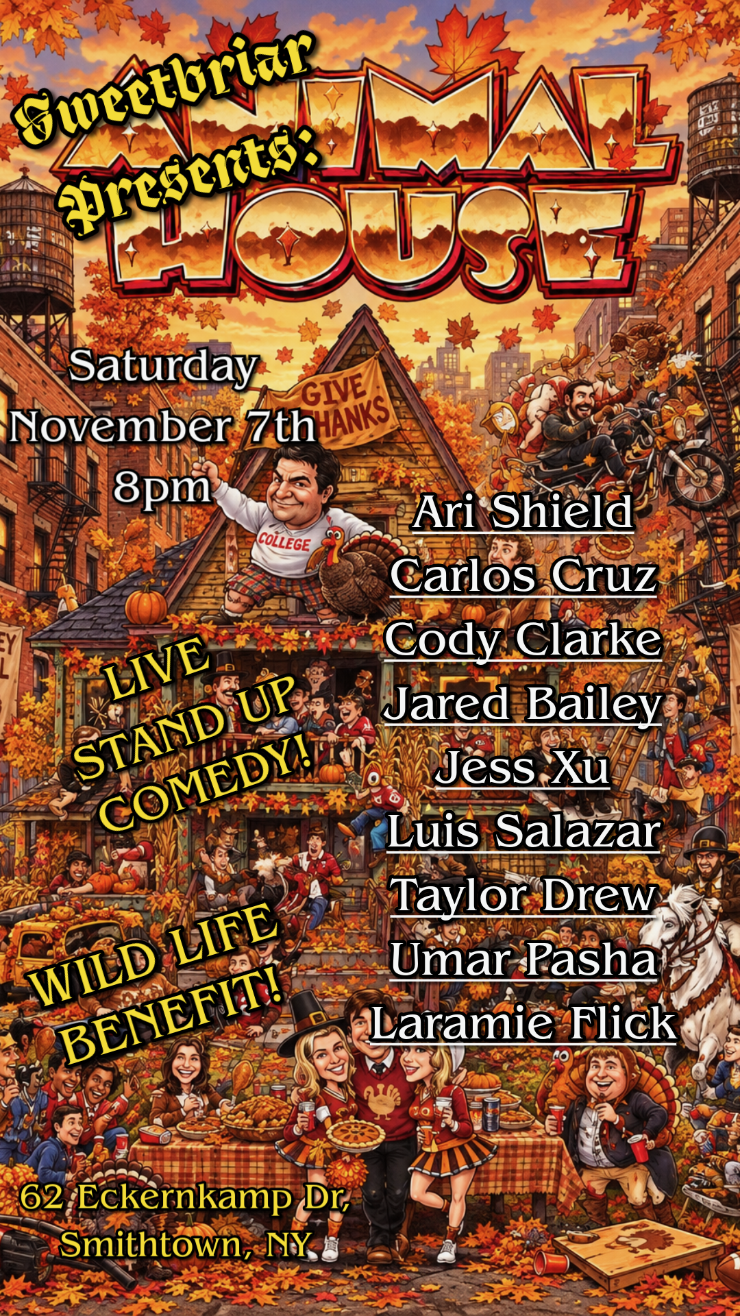 Comedy Fundraiser — Sweetbriar Nature Center