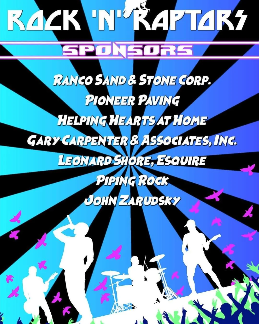 Rock Raptors Rock N' Raptors Fundraiser — Sweetbriar Nature Center