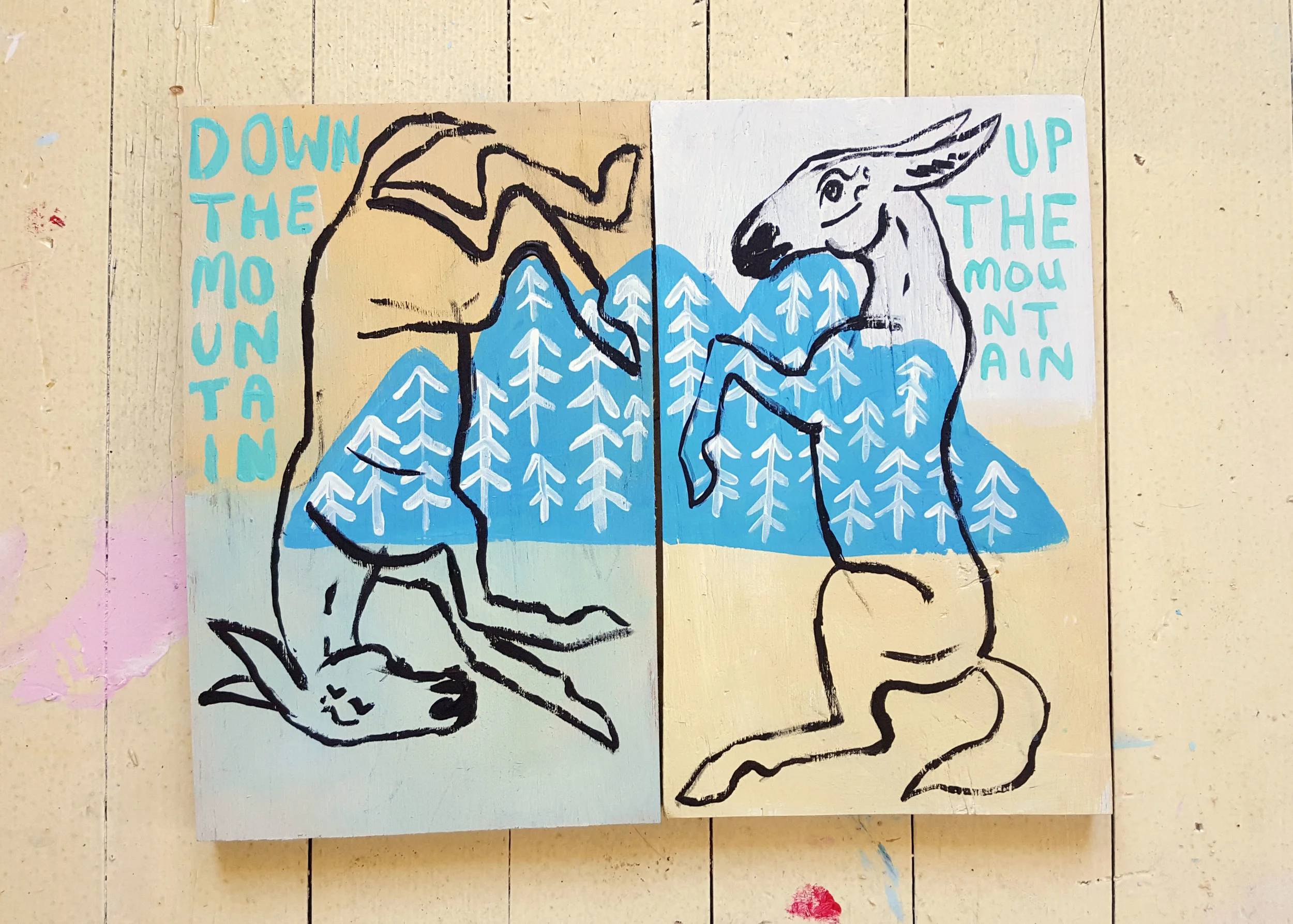 Up The Mountain Down The Mountain Mules