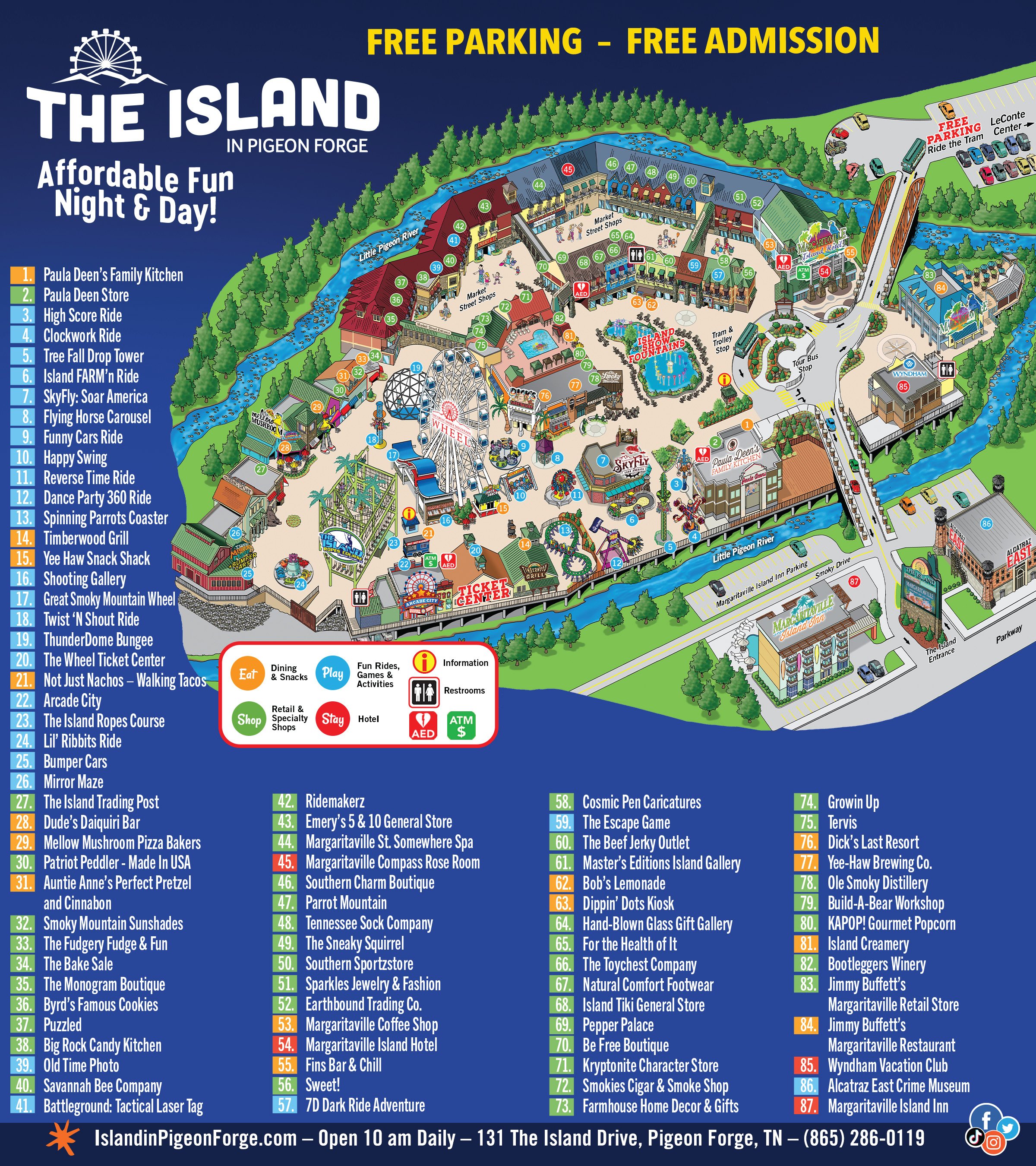 Map of pigeon forge and gatlinburg micky darleen