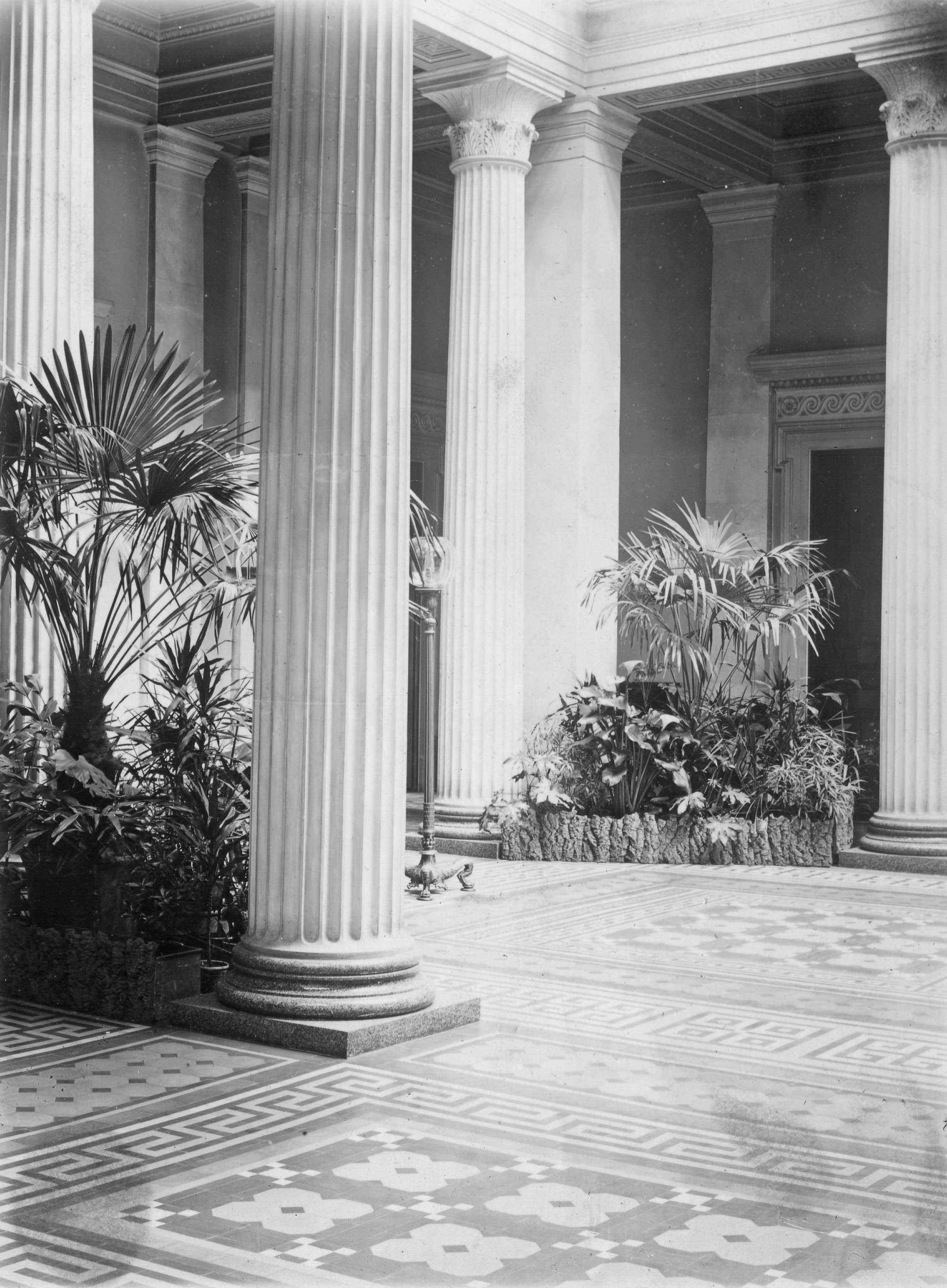 The Atrium at Whitbourne Hall circa 1900 provided by Heather Colley .jpg