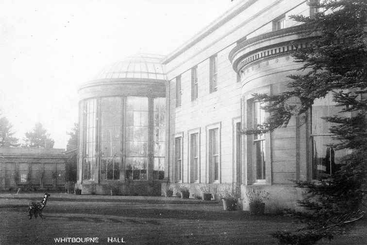 Palm House, terrace and Gardener's cottage circa 1910 provided by Heather Colley .jpg