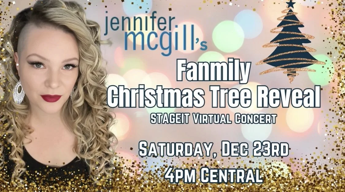 Fanmily Christmas Tree Reveal: Jennifer's Live Virtual Concert