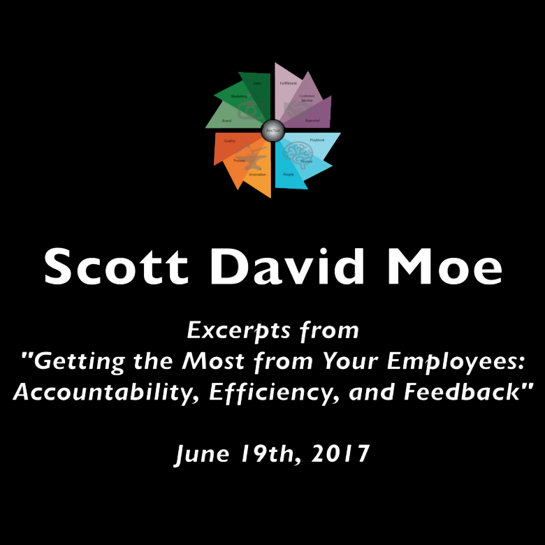 Title: "Getting the Most from Your Employees: Accountability, Efficiency, and Feedback" Presentation: All Cities Network - Long Beach meeting, June 19th, 2017 This presentation gave a quick introduction to the Four Corners Framework, an organizational tool used to bring various portions of an organization into alignment.