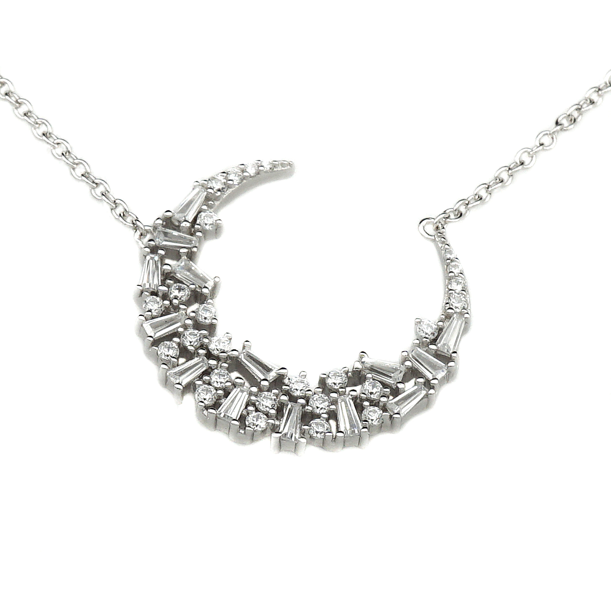 Baguette Moonsliver Necklace