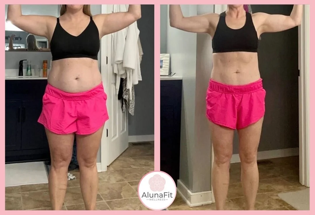 weight loss before and after transformation