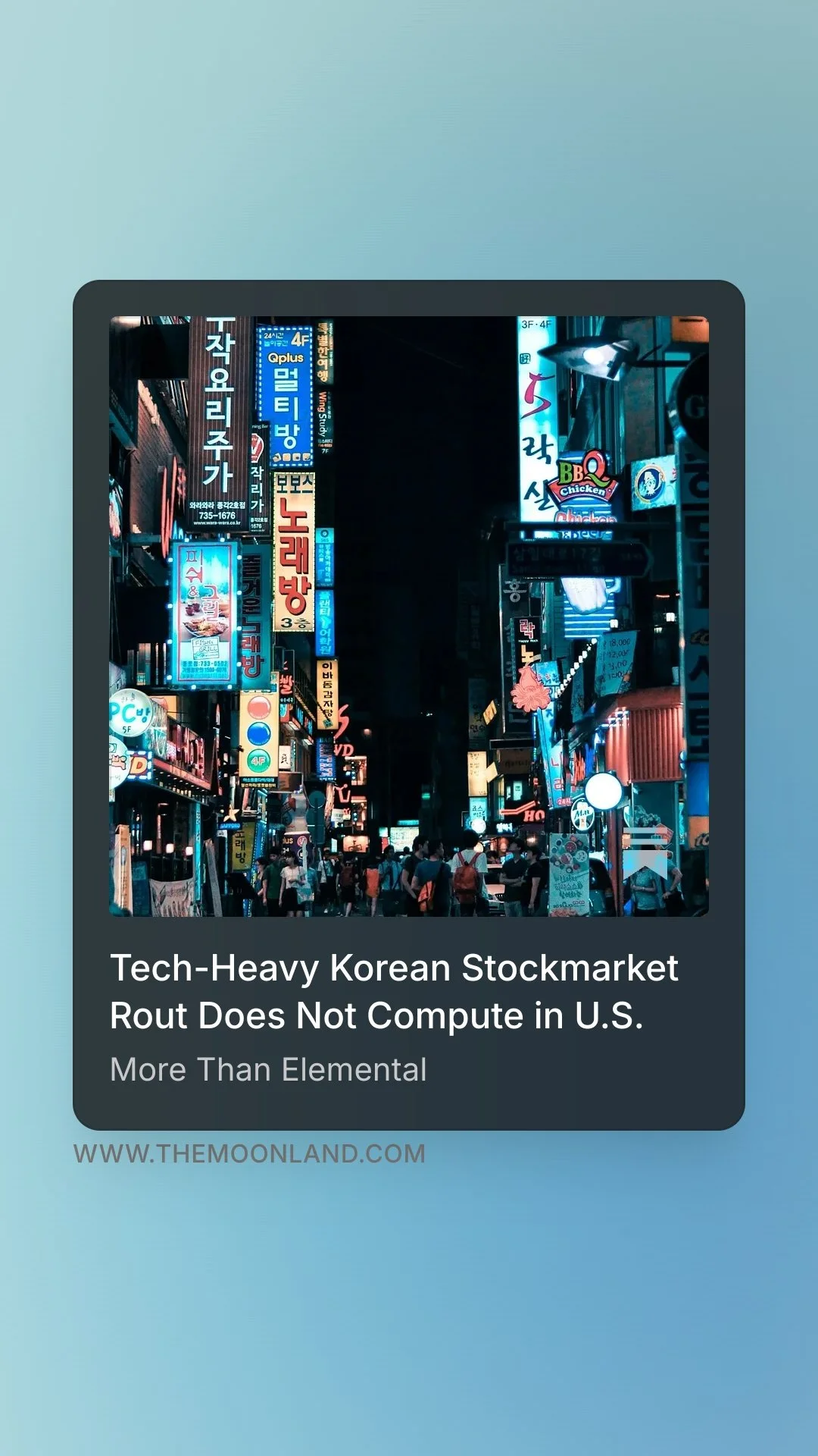 Speculative-driven Korean Market Comp with US