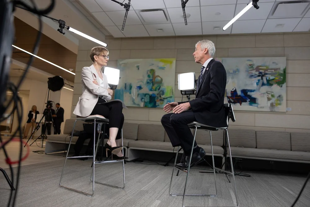 Secretary Wright with Bloomberg's Steel