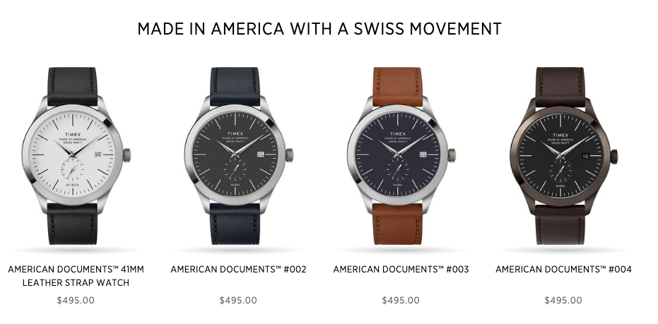 Timex Goes 'Made in America' with Its American Documents Series —  Rescapement.